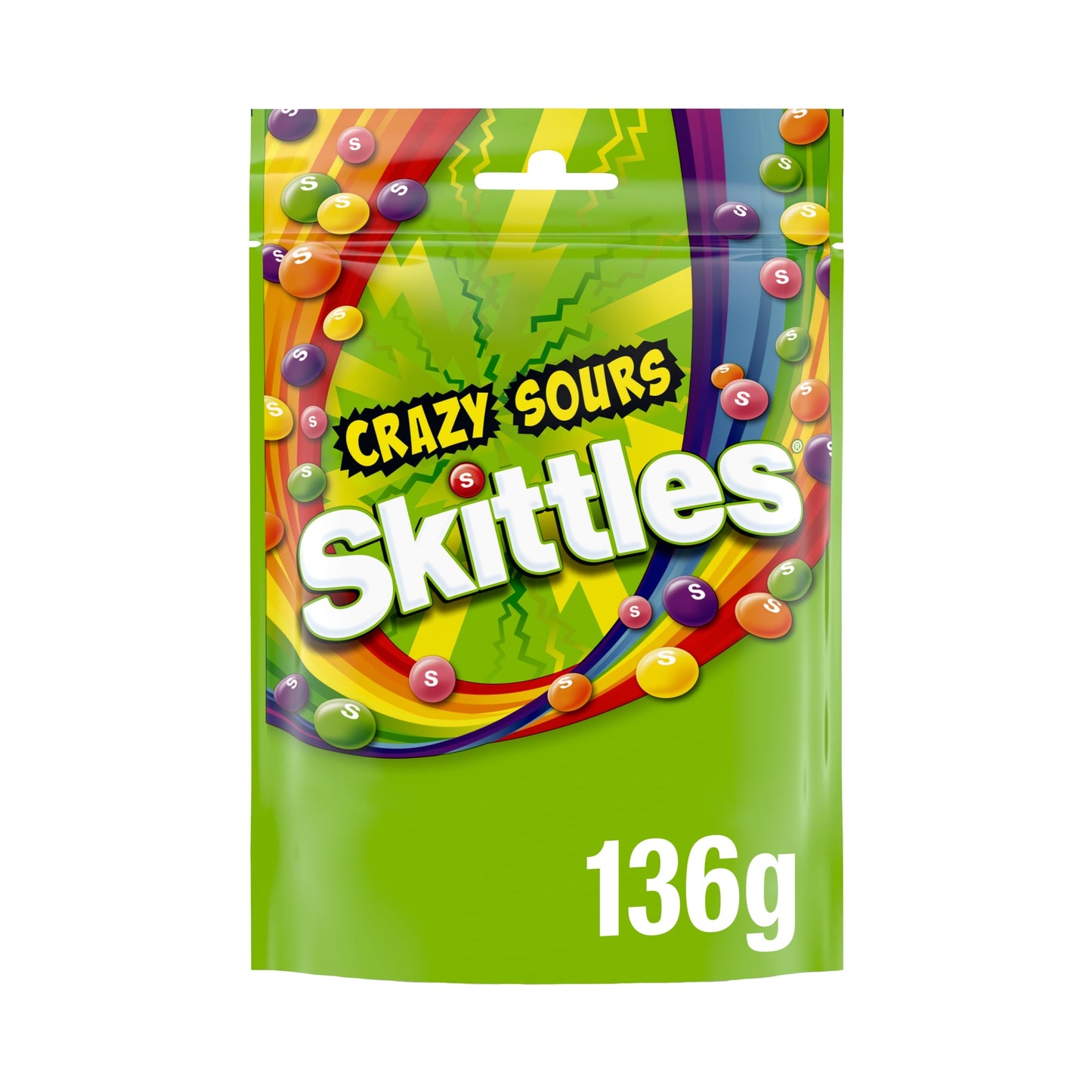 Skittles Crazy Sour Fruit Sweets 136G — image 1
