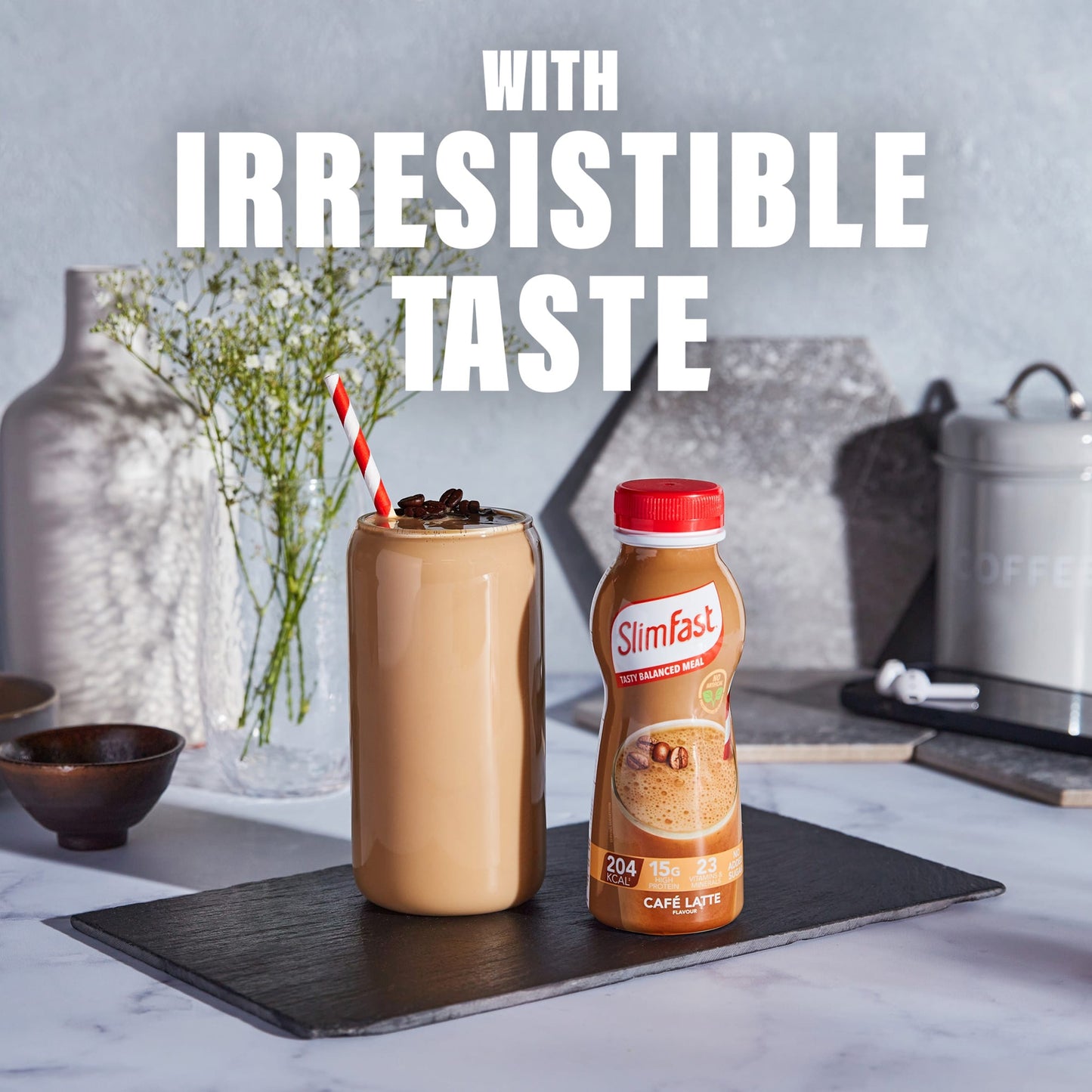 SlimFast Meal Replacement Shake - Café Latte 6 x 325ml — image 5