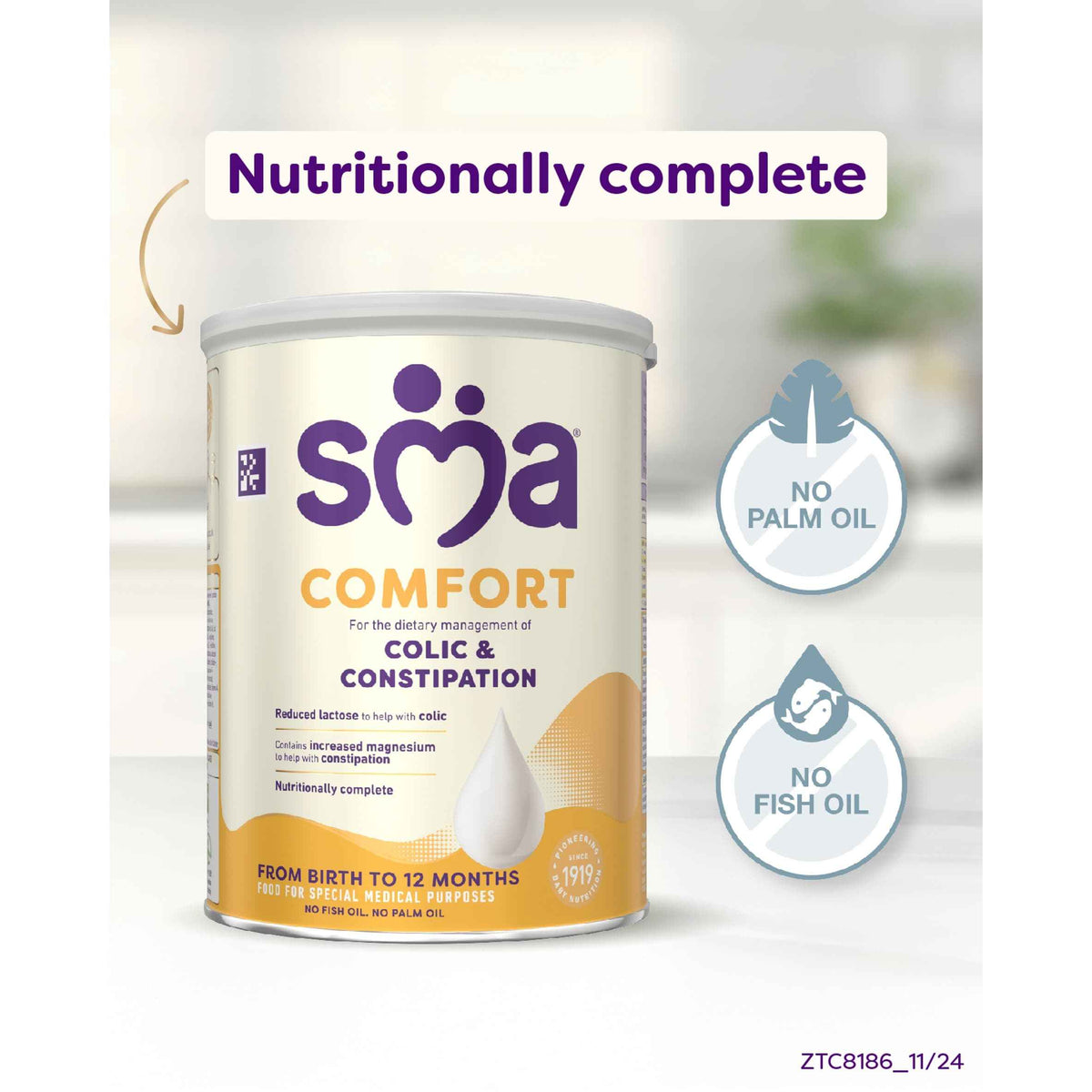 SMA Comfort Infant Baby Milk Formula Powder From Birth 800g