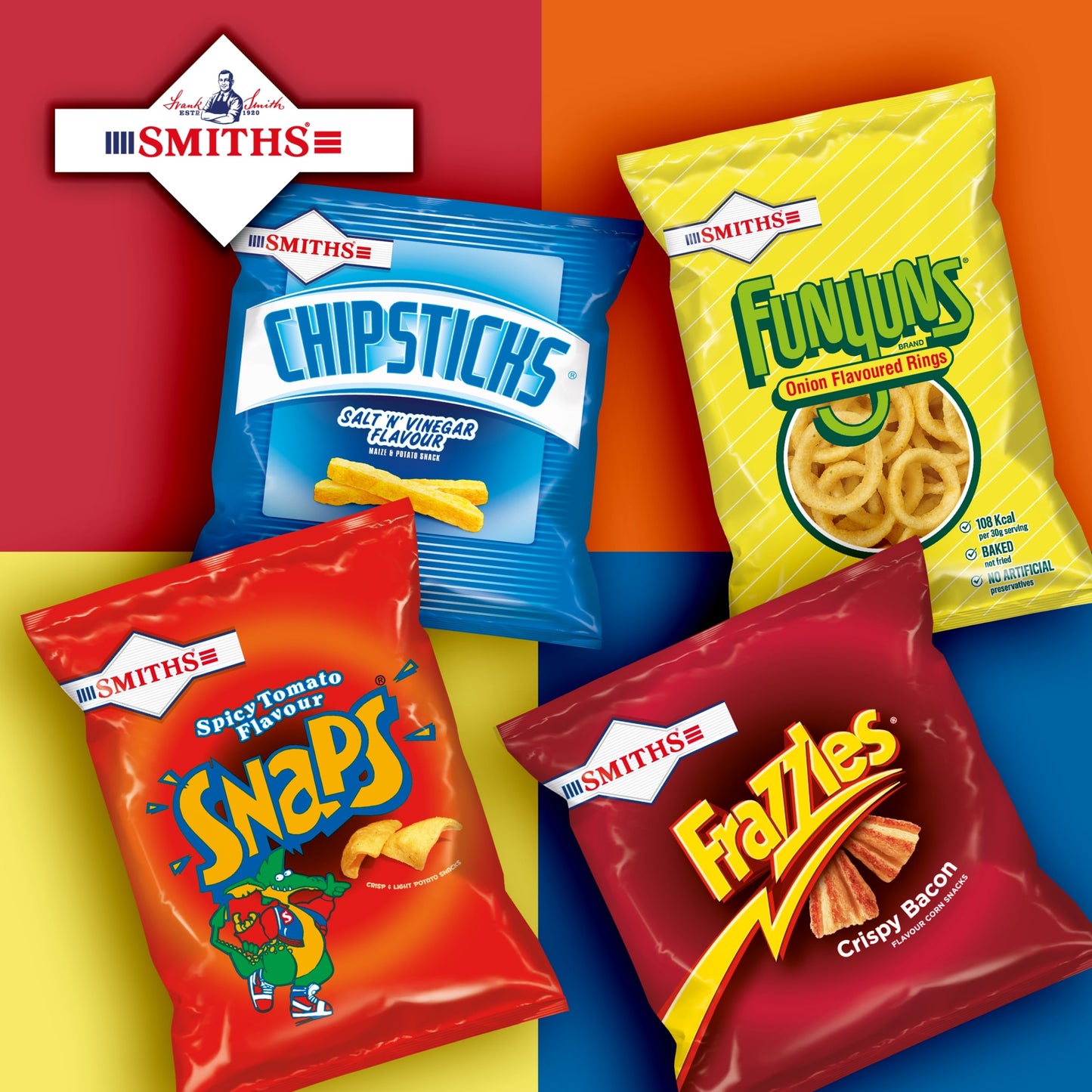 Smiths Frazzles Bacon Sharing Bag Crisps 120g — image 3