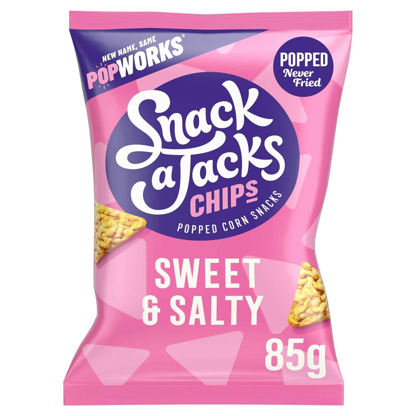 Snack A Jacks Chips Sweet & Salty 85g 85g pack shot