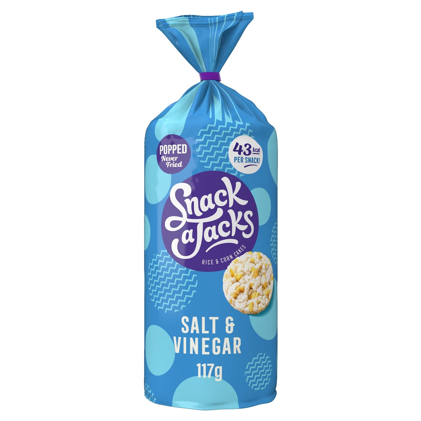 Snack A Jacks Salt & Vinegar Rice Cakes 117G — image 2