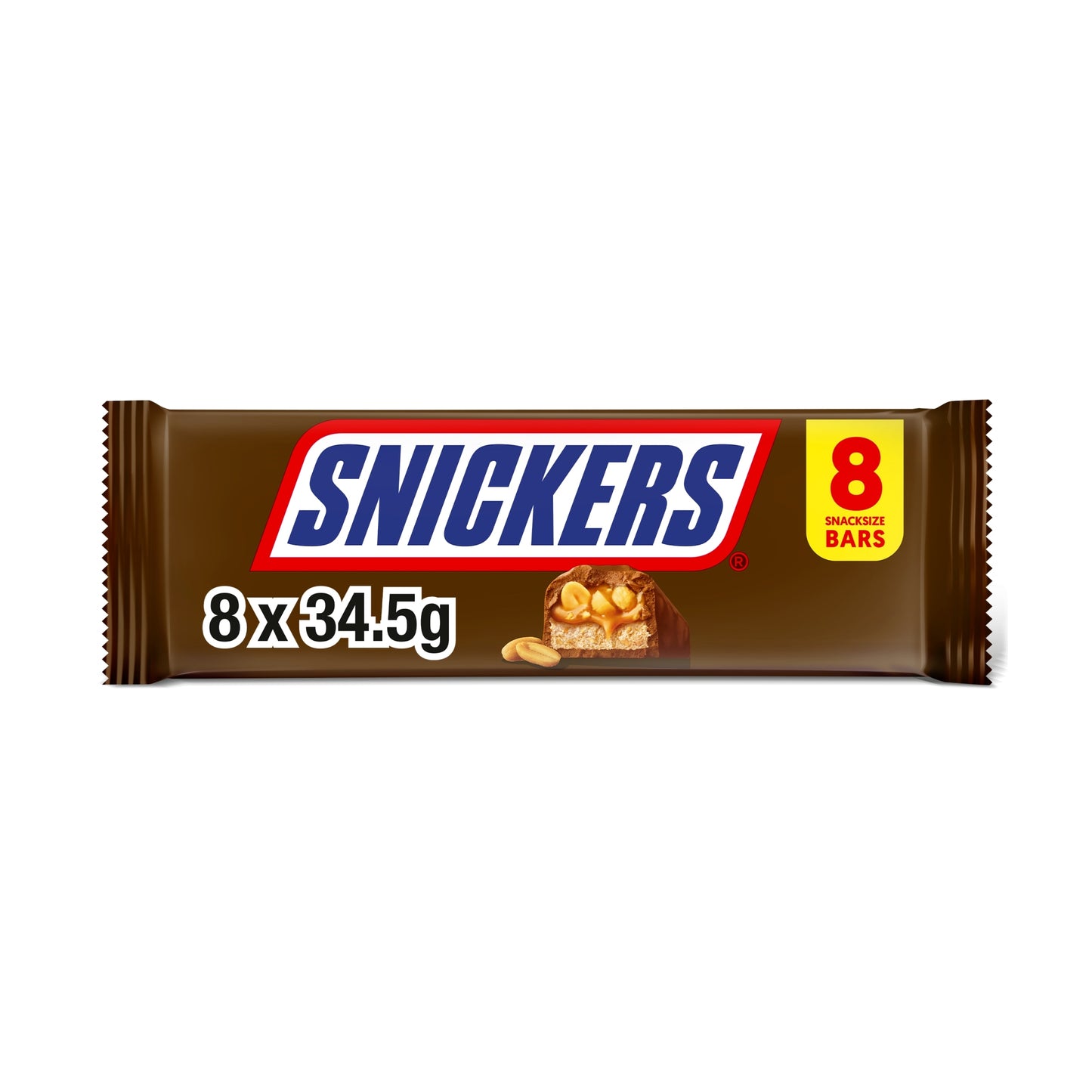 Snickers Milk Chocolate Bars 8 x 34.5g — image 1