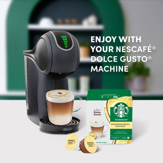 Starbucks by Nescafe Dolce Gusto Madagascar Vanilla Macchiato Coffee Pods x12 132g — image 2