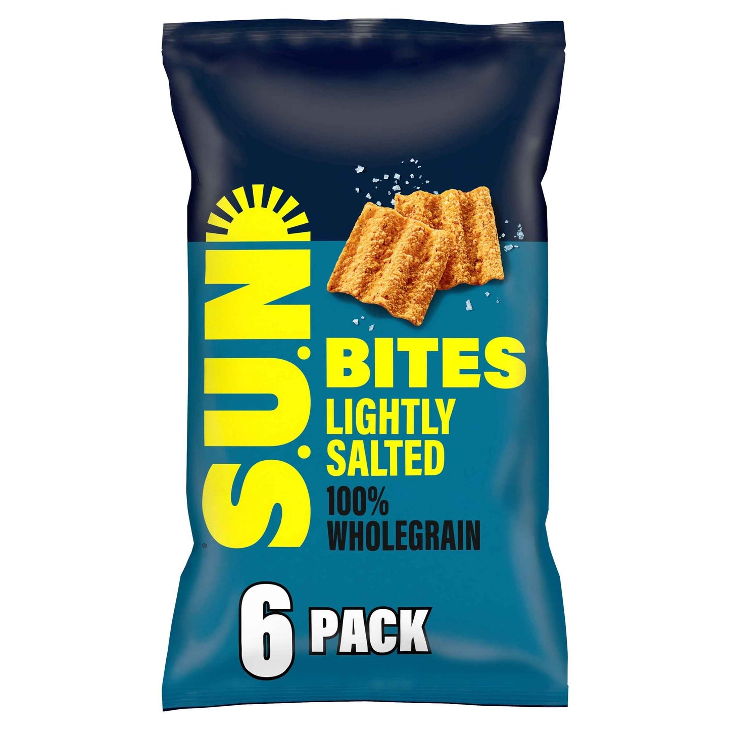 SUNBITES Lightly Salted Crisps 6x25g pack shot