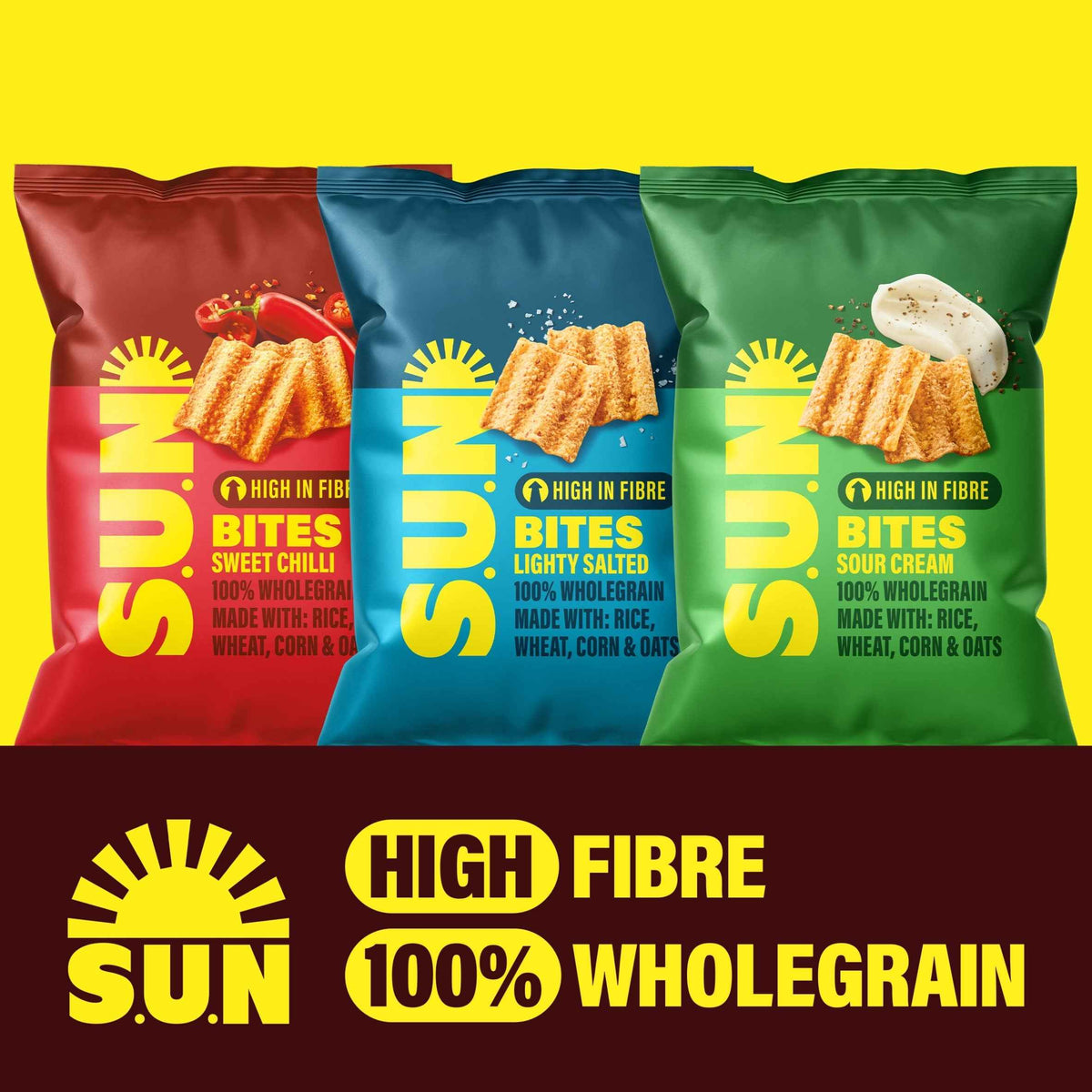 SUNBITES Lightly Salted Sharing Bag Crisps 95g gallery