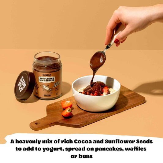 SUNFLY Sunflower Seed Butter Cocoa 330g
