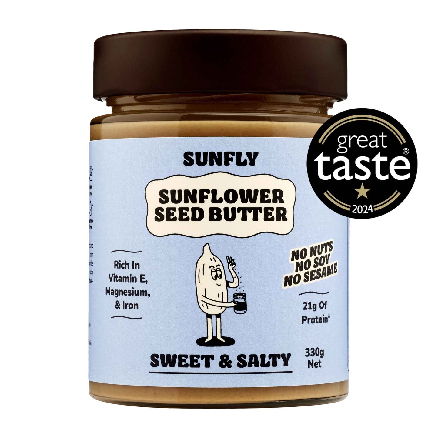 SUNFLY Sunflower Seed Butter Sweet And Salty 330g extra photo