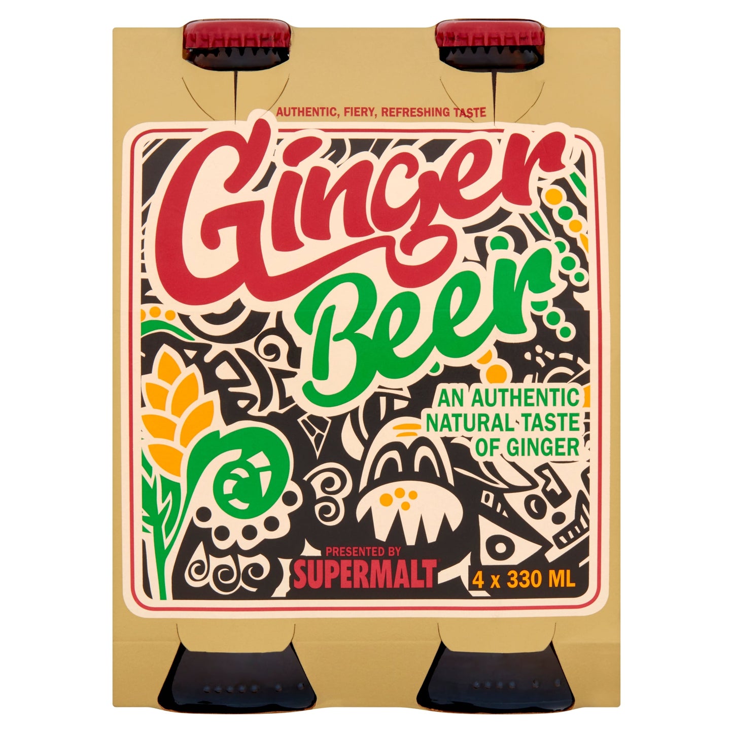 Supermalt Ginger Beer 4X330ml — image 1