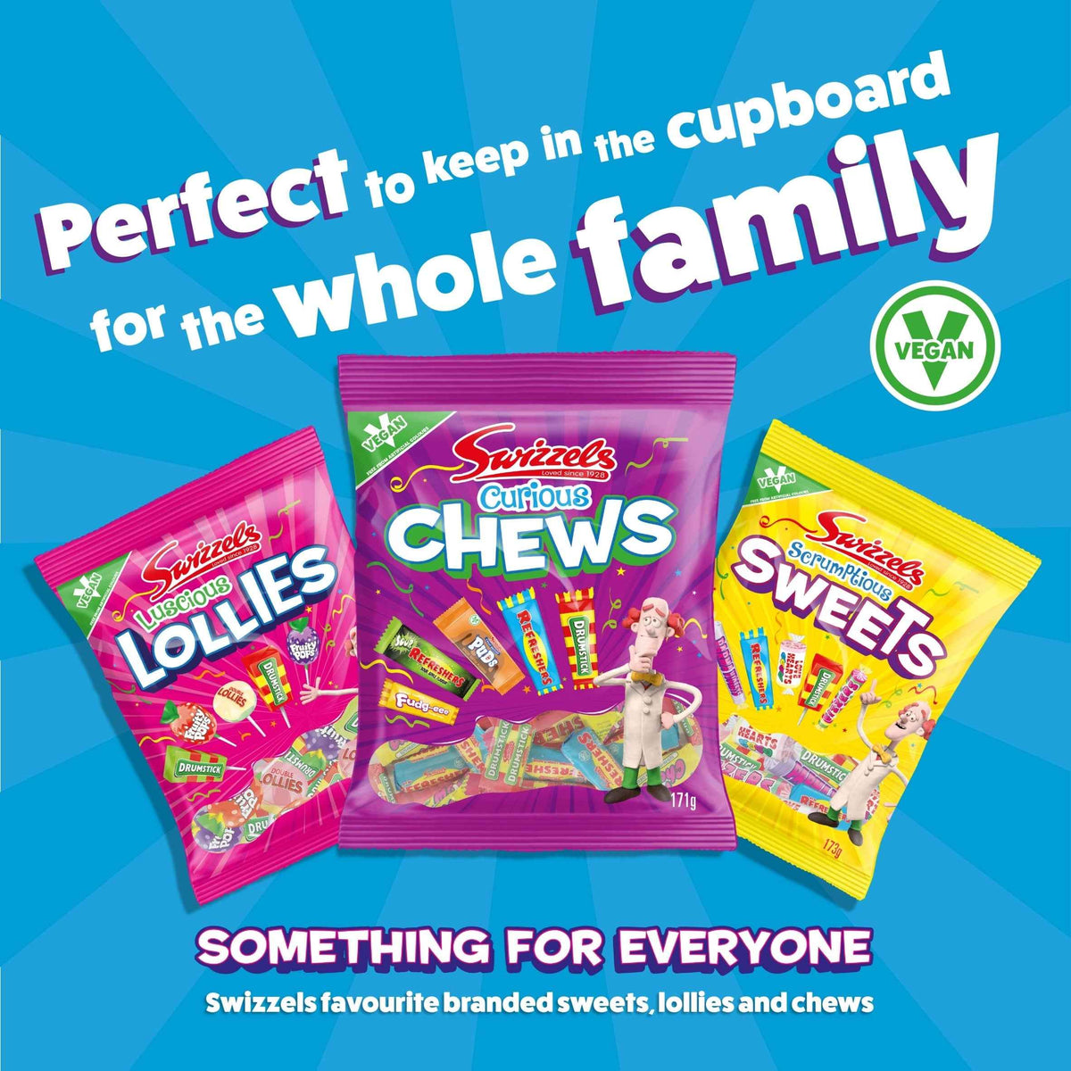 Swizzels Curious Chews 171g pack shot