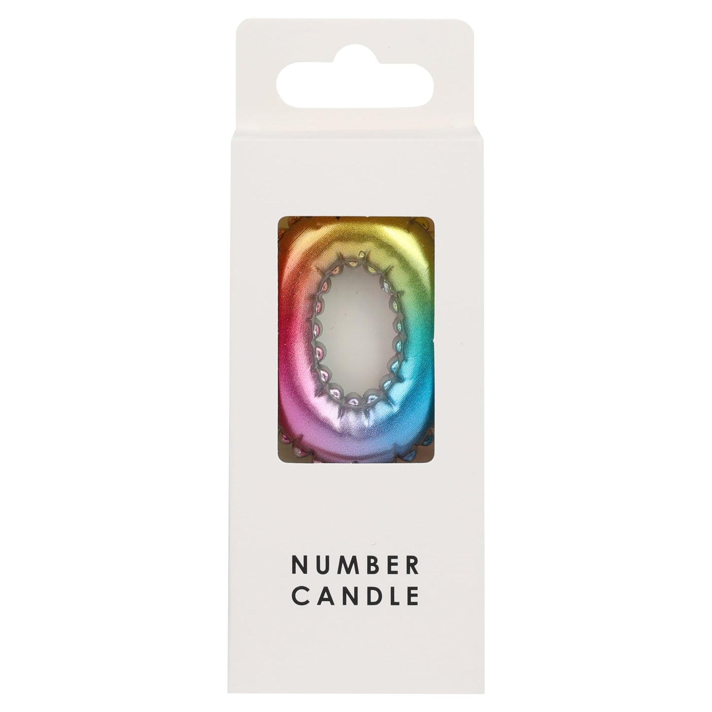TABLE FUN NUMERICAL CANDLE NO.0 - MULTICOLOUR — image 1