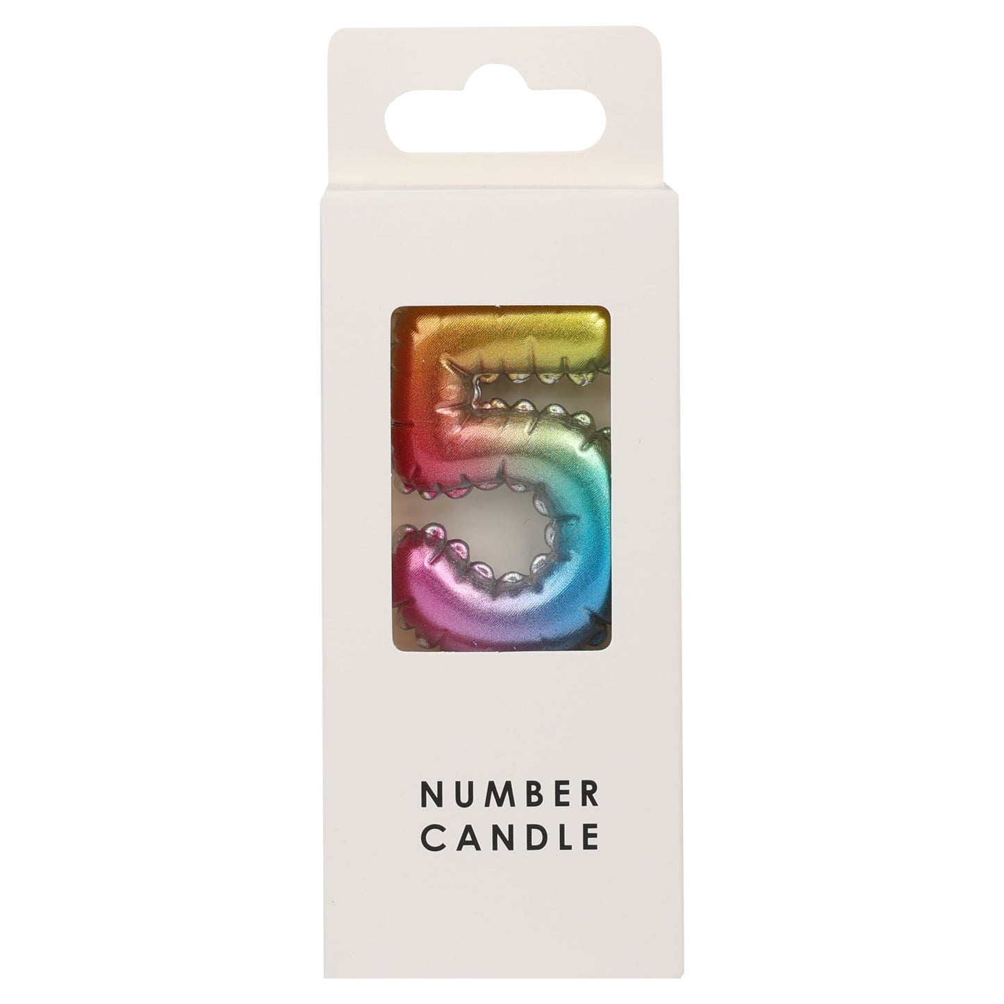 TABLE FUN NUMERICAL CANDLE NO.5 - MULTICOLOUR — image 1