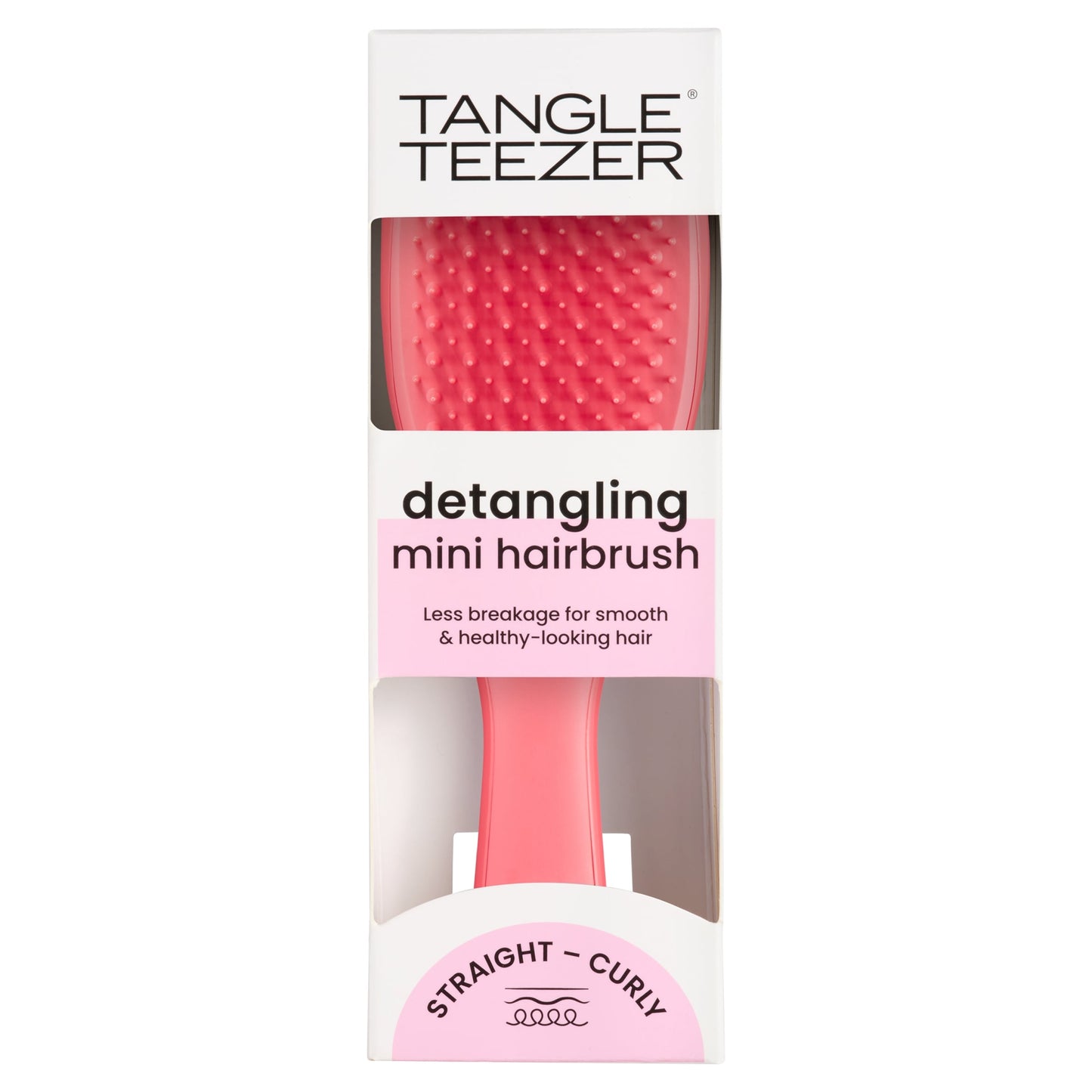 Tangle Teezer Kids Gentle Detangling Mini Hairbrush, Pink Punch — image 1