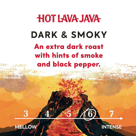 TAYLORS OF HARROGATE Hot Lava Java Roast 6 Coffee Beans 200g