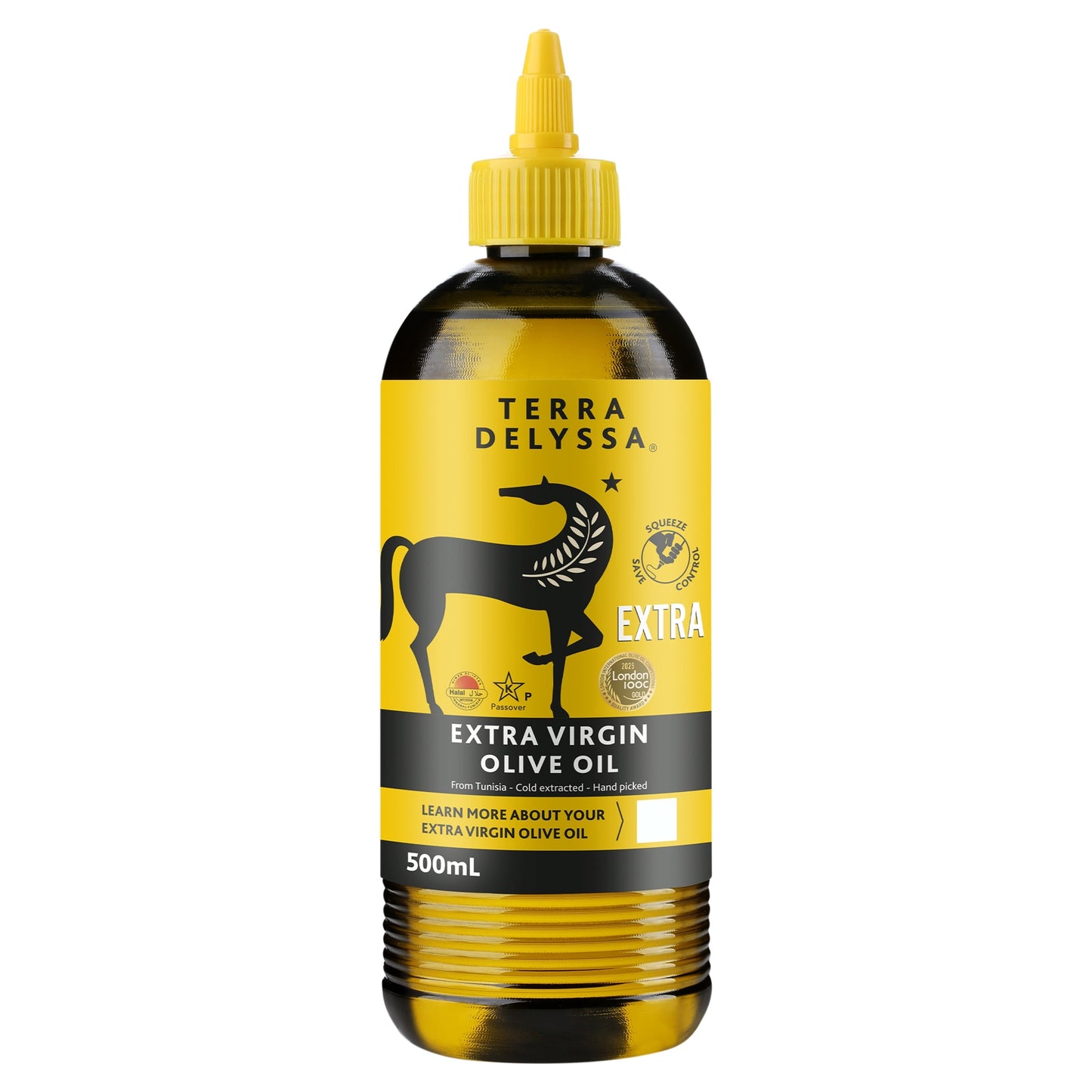 Terra Delyssa Extra Virgin Olive Oil Squeezy 500ml — image 1