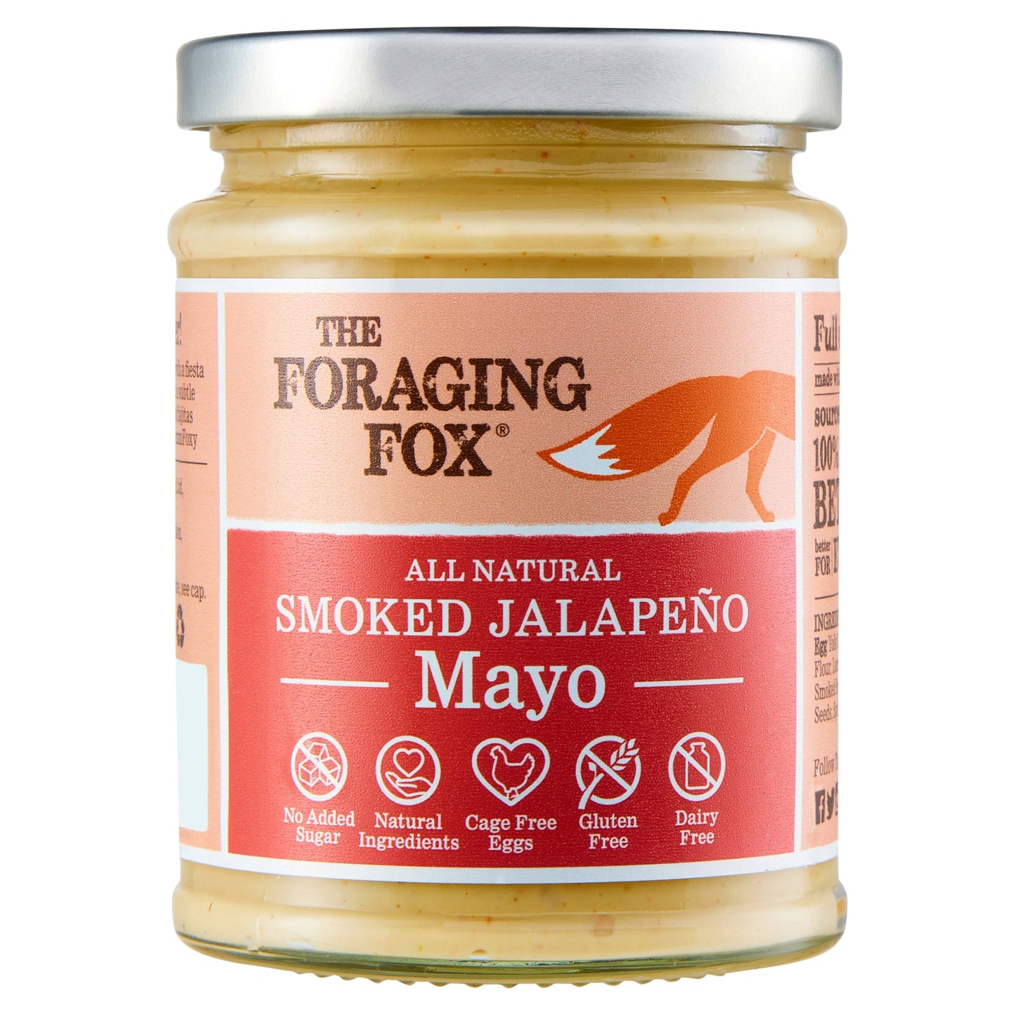 The Foraging Fox - Smoked Jalapeno Mayo 240g — image 1