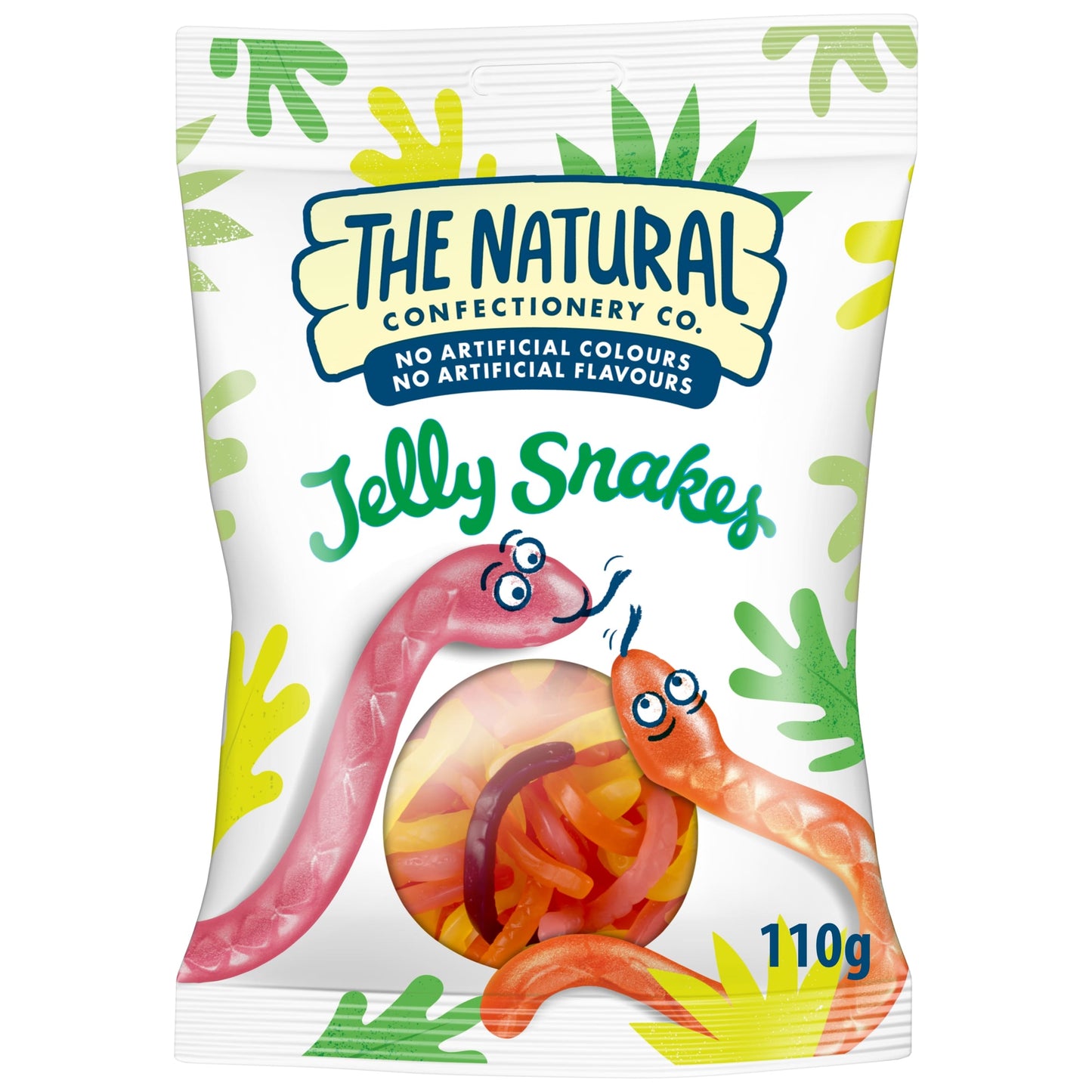 The Natural Confectionery Co. Jelly Snakes Fruit Flavoured Gums 110g — image 1