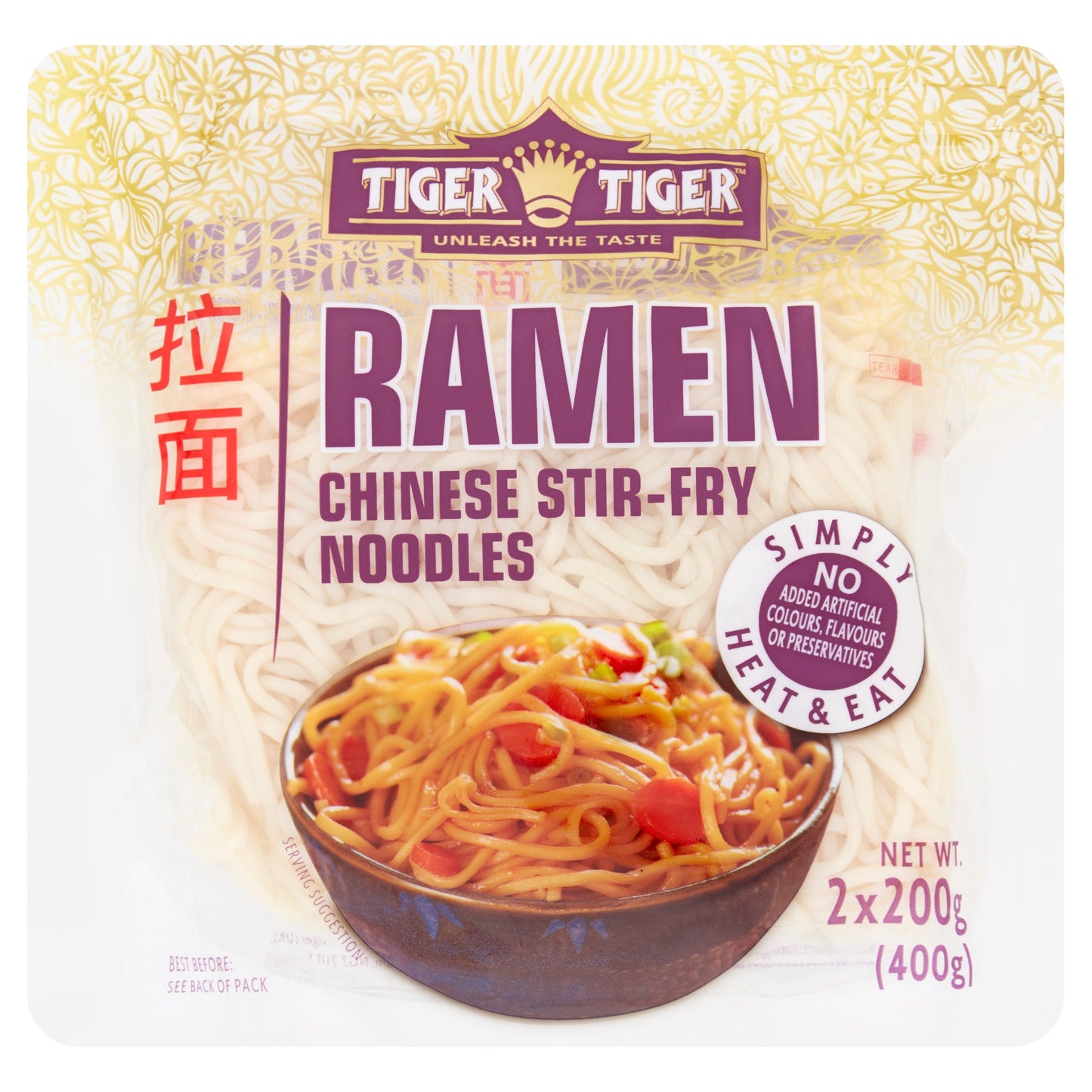 Tiger Tiger Ramen Stir Fry Noodles 400G — image 1