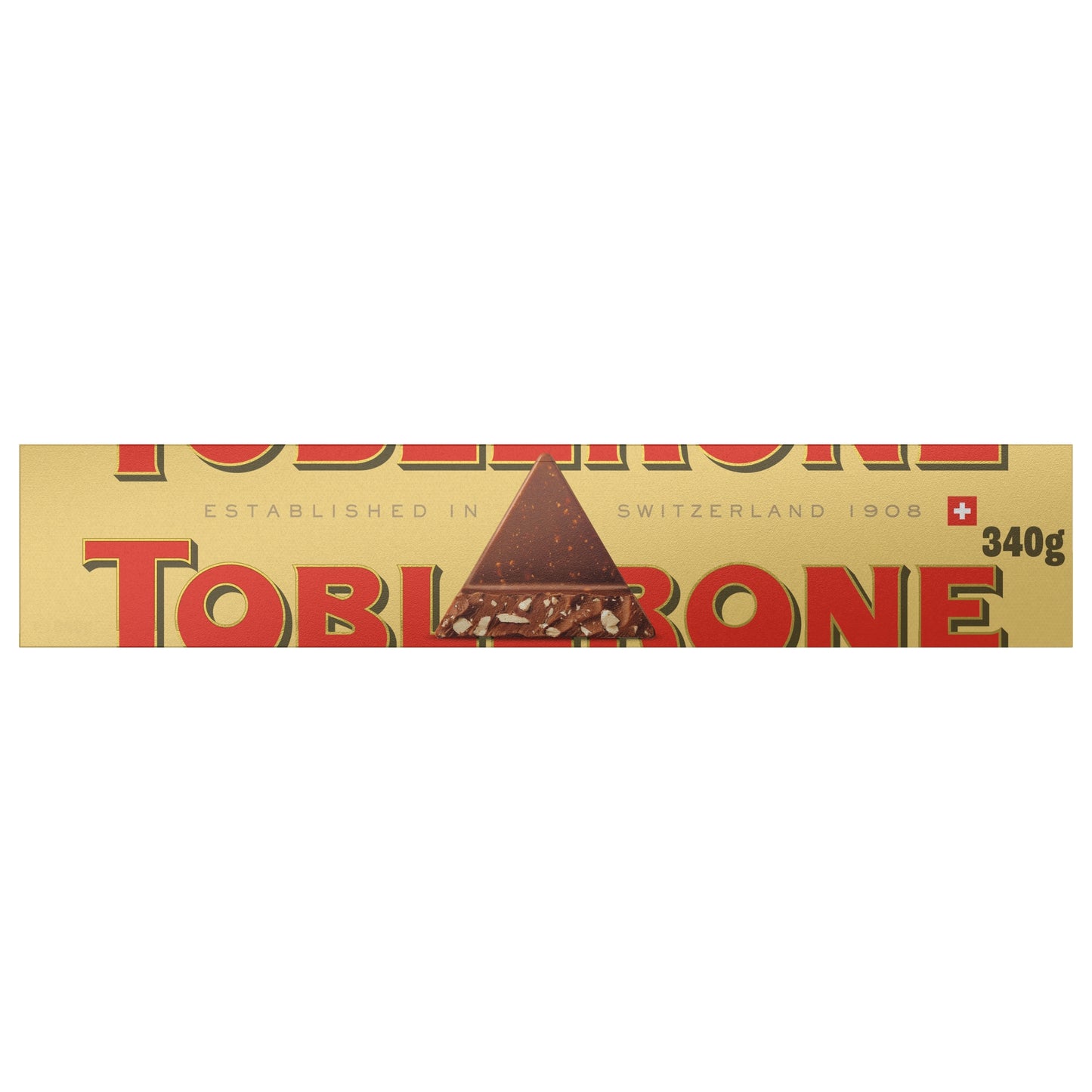 TOBLERONE MILK CHOCOLATE WITH HONEY & ALMOND NOUGAT 340g — image 1