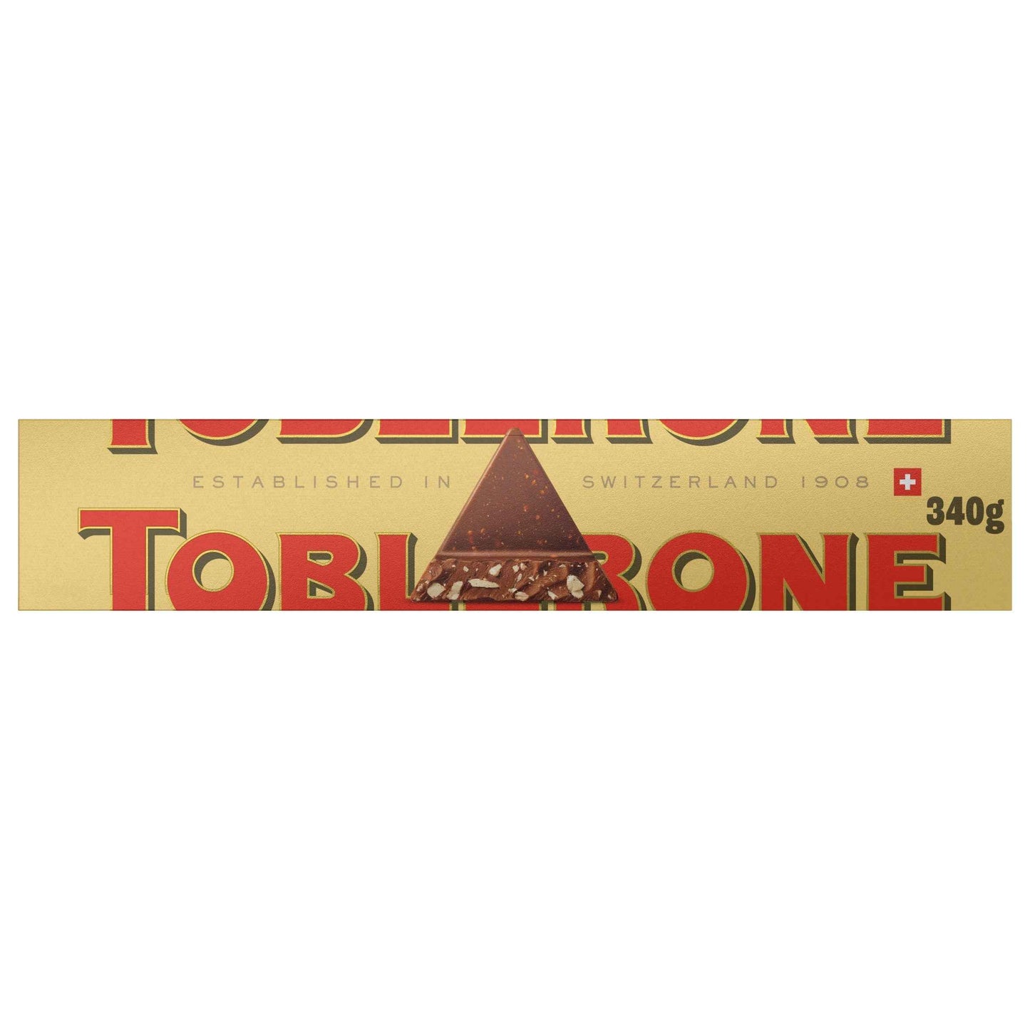 TOBLERONE Milk Chocolate With Honey & Almond Nougat 340g