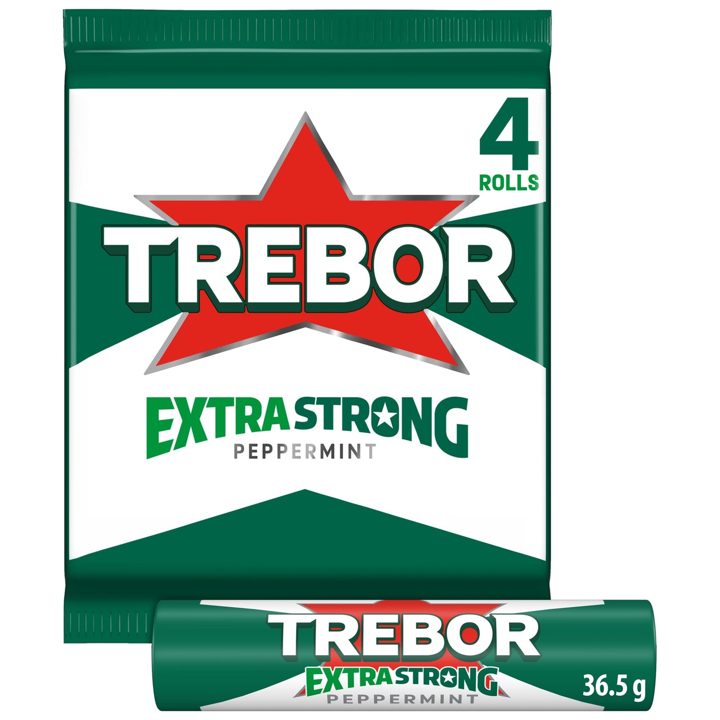 Trebor Extra Strong Peppermint Multipack 4 pack 36.4g — image 1