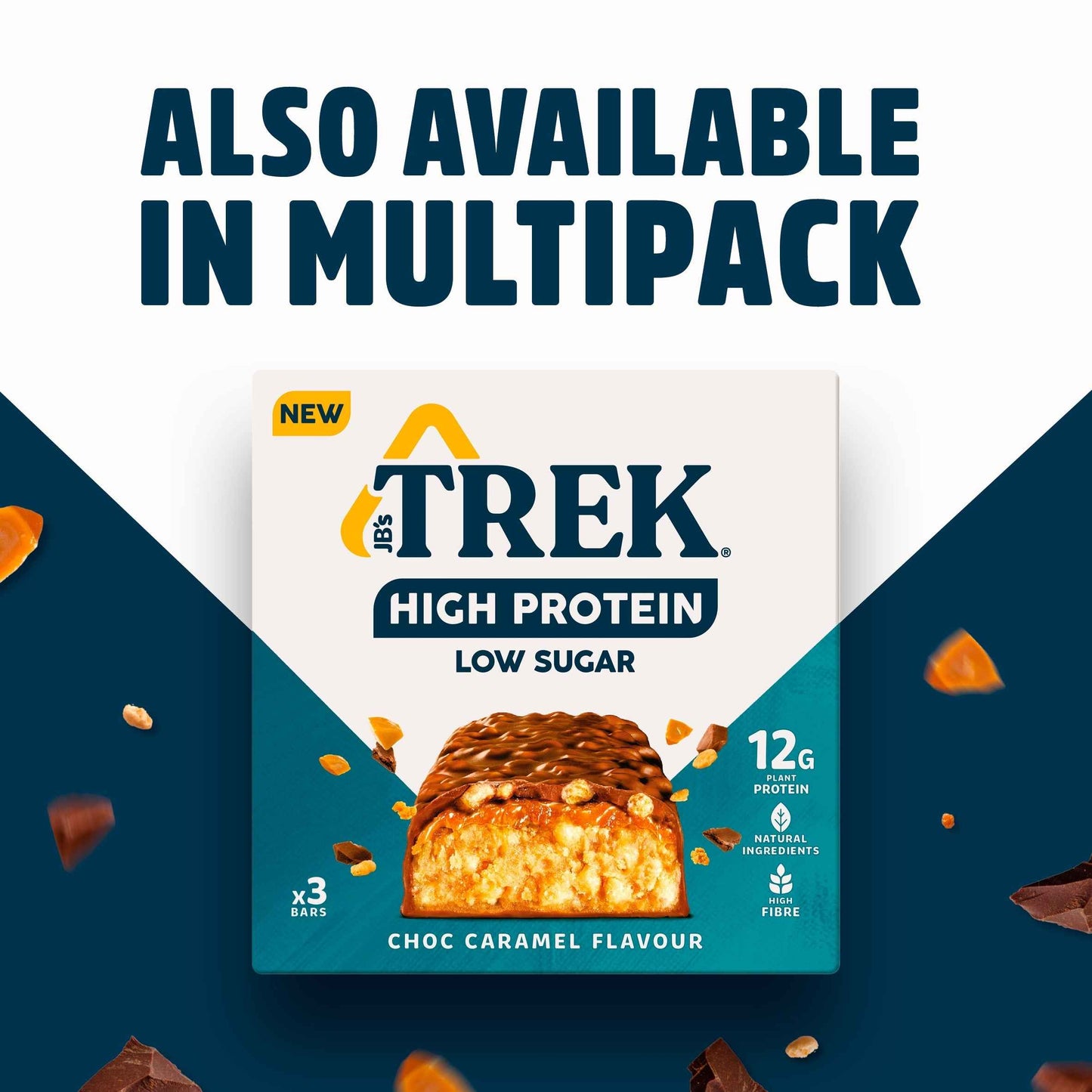TREK High Protein Choc Caramel Flavour 44g