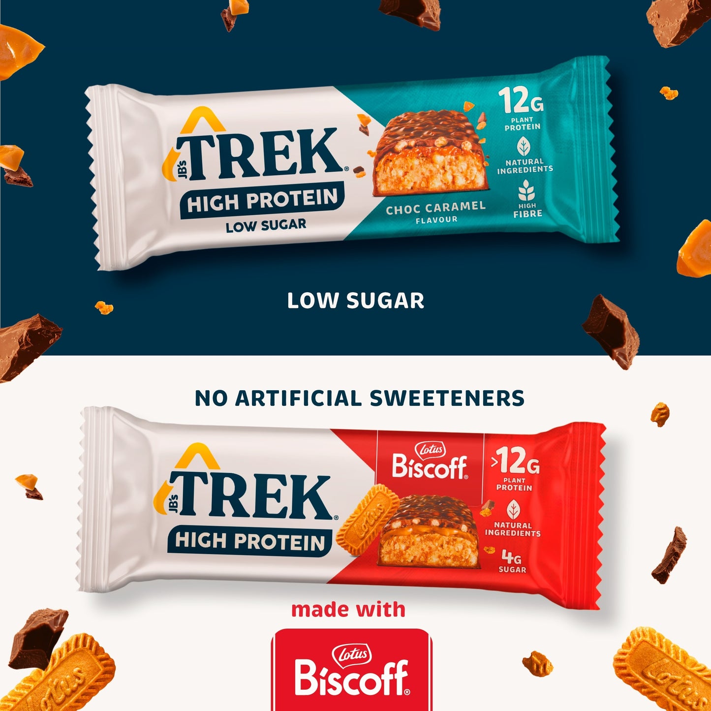 Trek High Protein Lotus Biscoff 3X44g — image 4