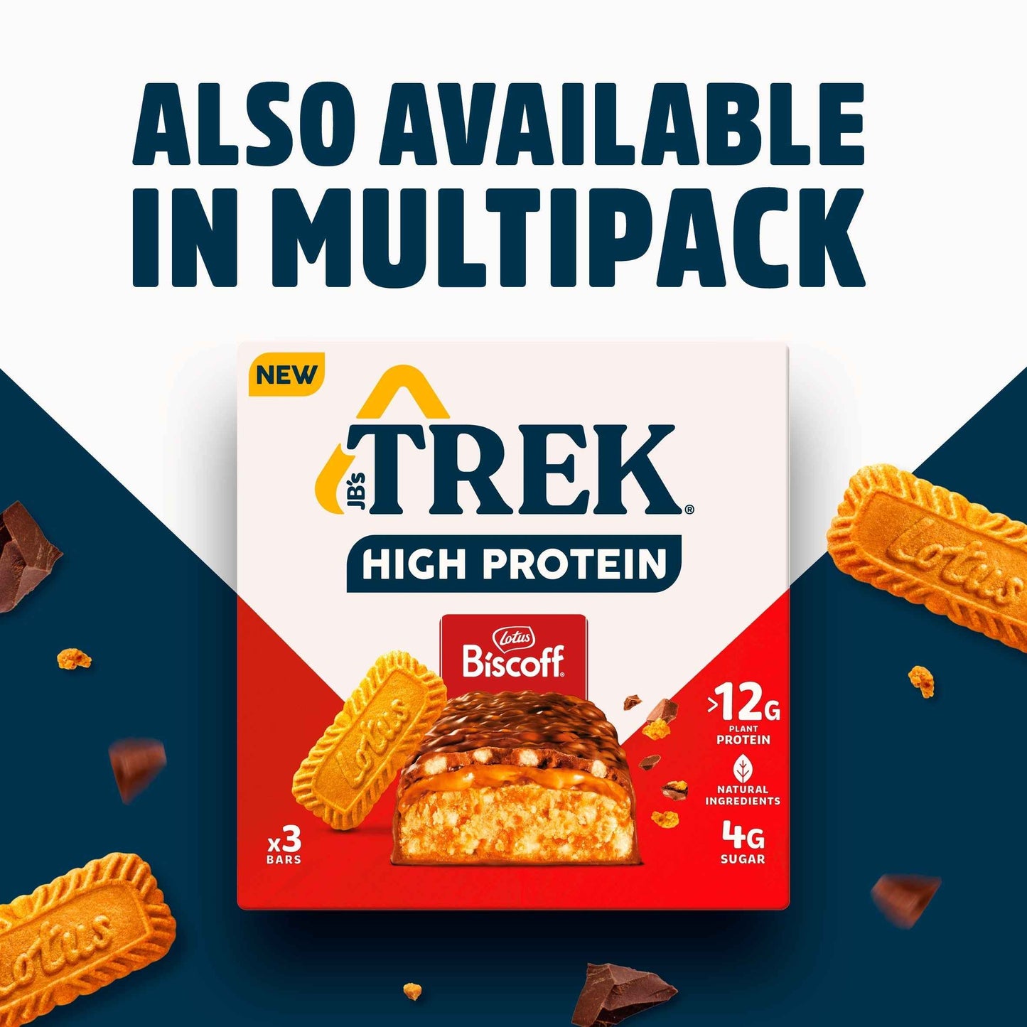 TREK High Protein Lotus Biscoff 44g extra photo