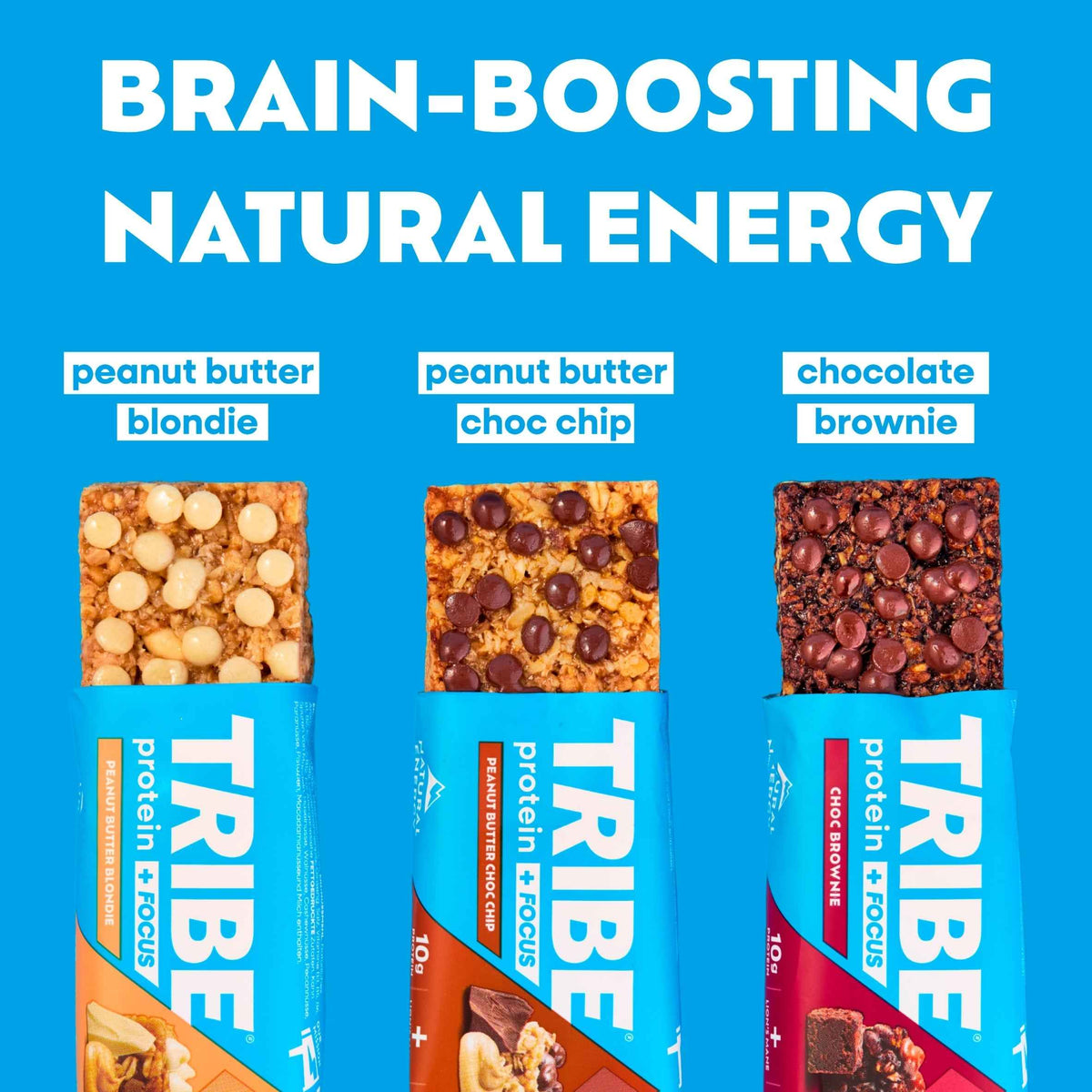 TRIBE Energy & Focus Choc Brownie 60g pack shot