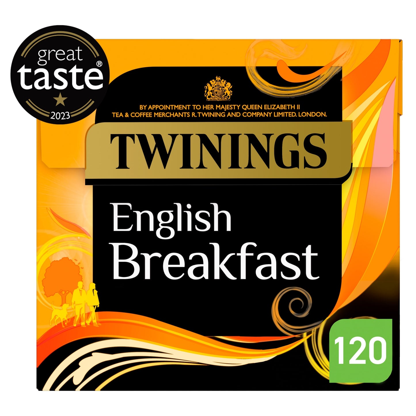 Twinings English Breakfast Tea Bags 120 Pack 300g — image 1