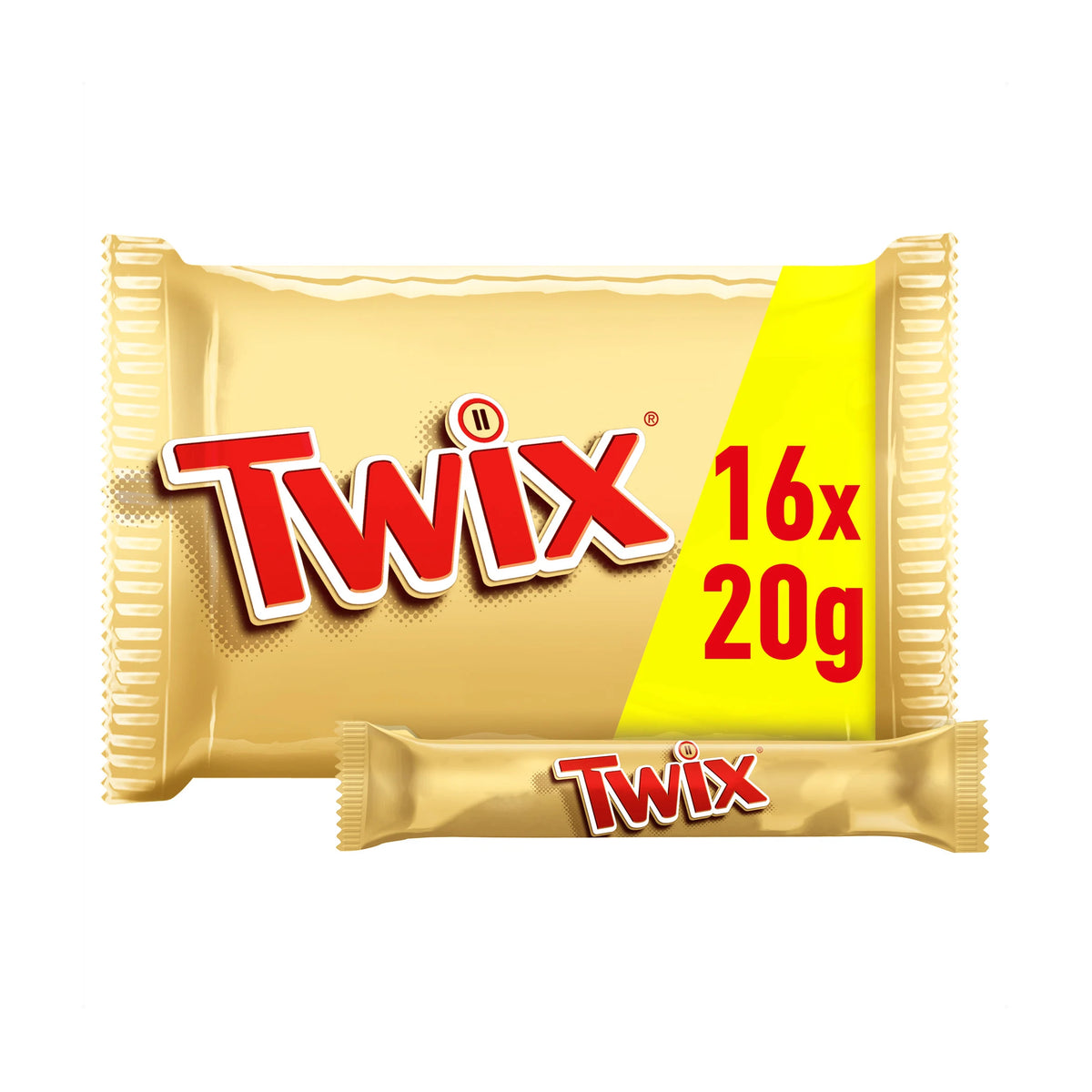 Twix 16 Funsize Caramel & Milk Chocolate Finger Biscuit Bars 333g — image 1