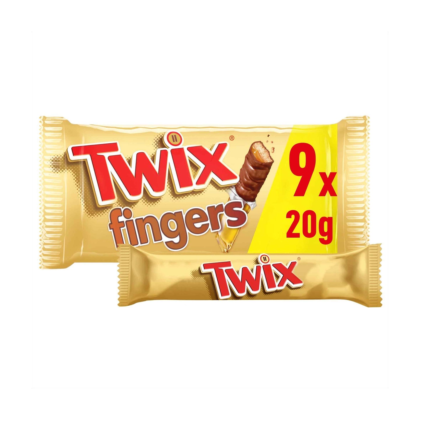 TWIX Multipack Chocolate Bars Biscuits 9x20g