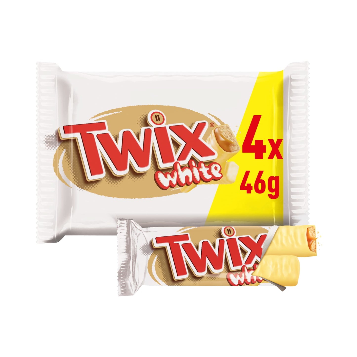 Twix White Twin Bars 4 x 46g — image 1