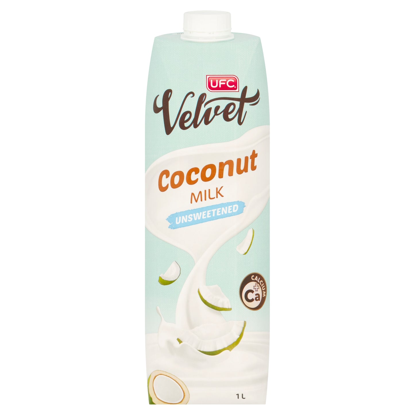 UFC Velvet Unsweetened Coconut Milk 1L — image 1