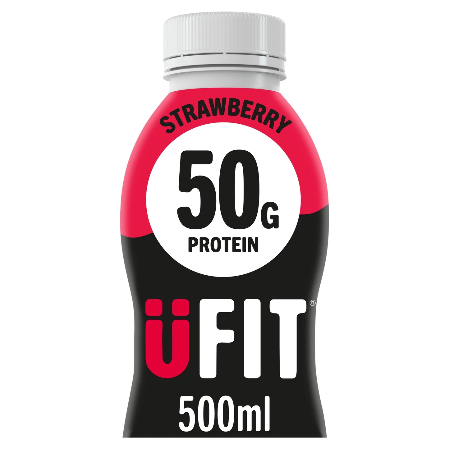 UFIT Pro50 Protein Drink - Strawberry 500ml — image 1