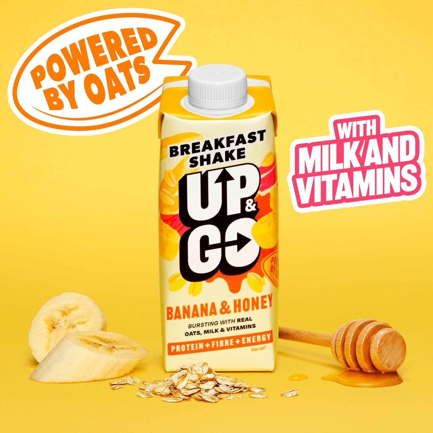 UP & GO Breakfast Shake - Banana & Honey 300ml