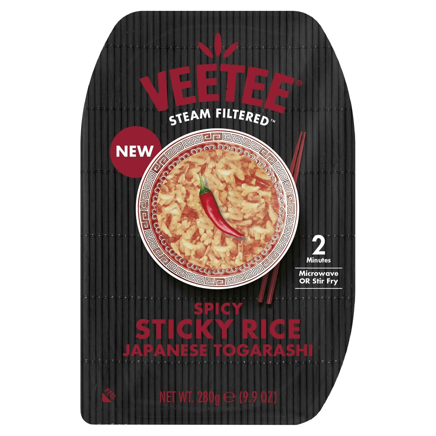VEETEE Japanese Togarashi Spicy Sticky Rice 280g