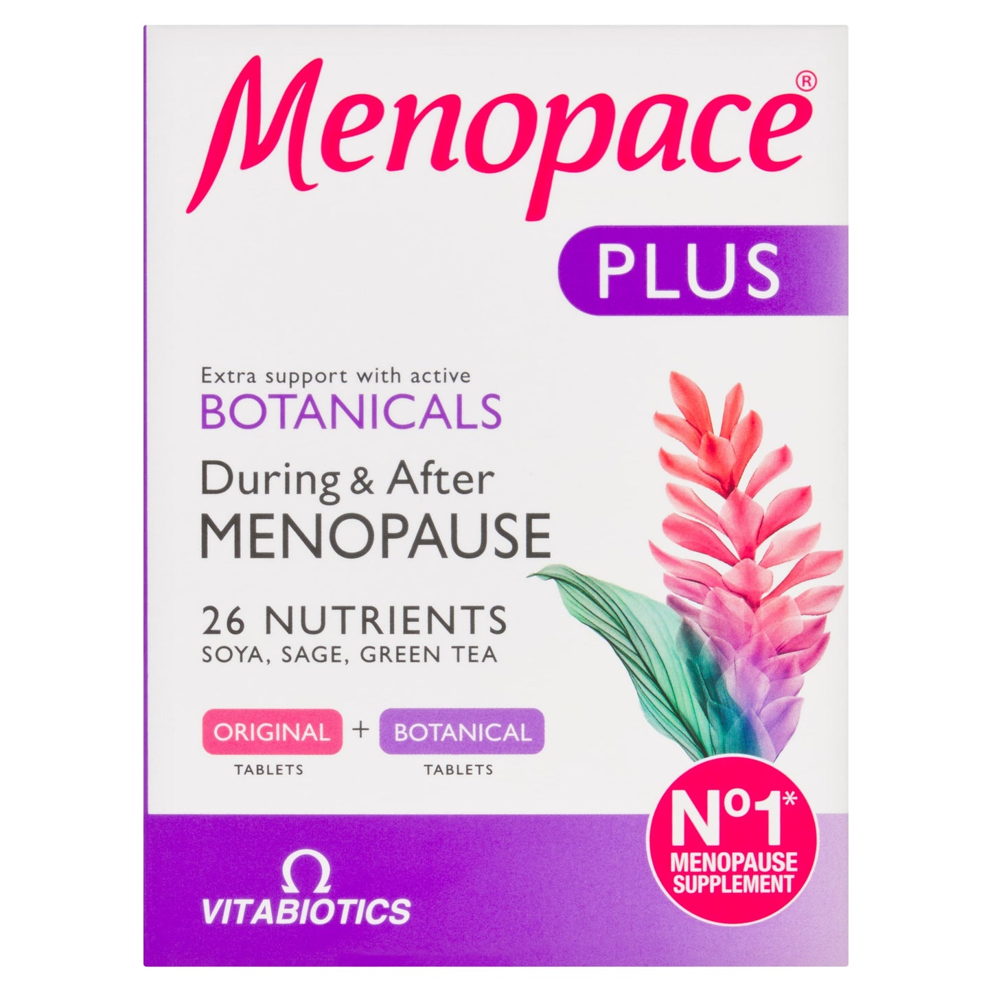 Vitabiotics Menopace Plus Vitamin & Mineral Dual Pack 56s — image 1