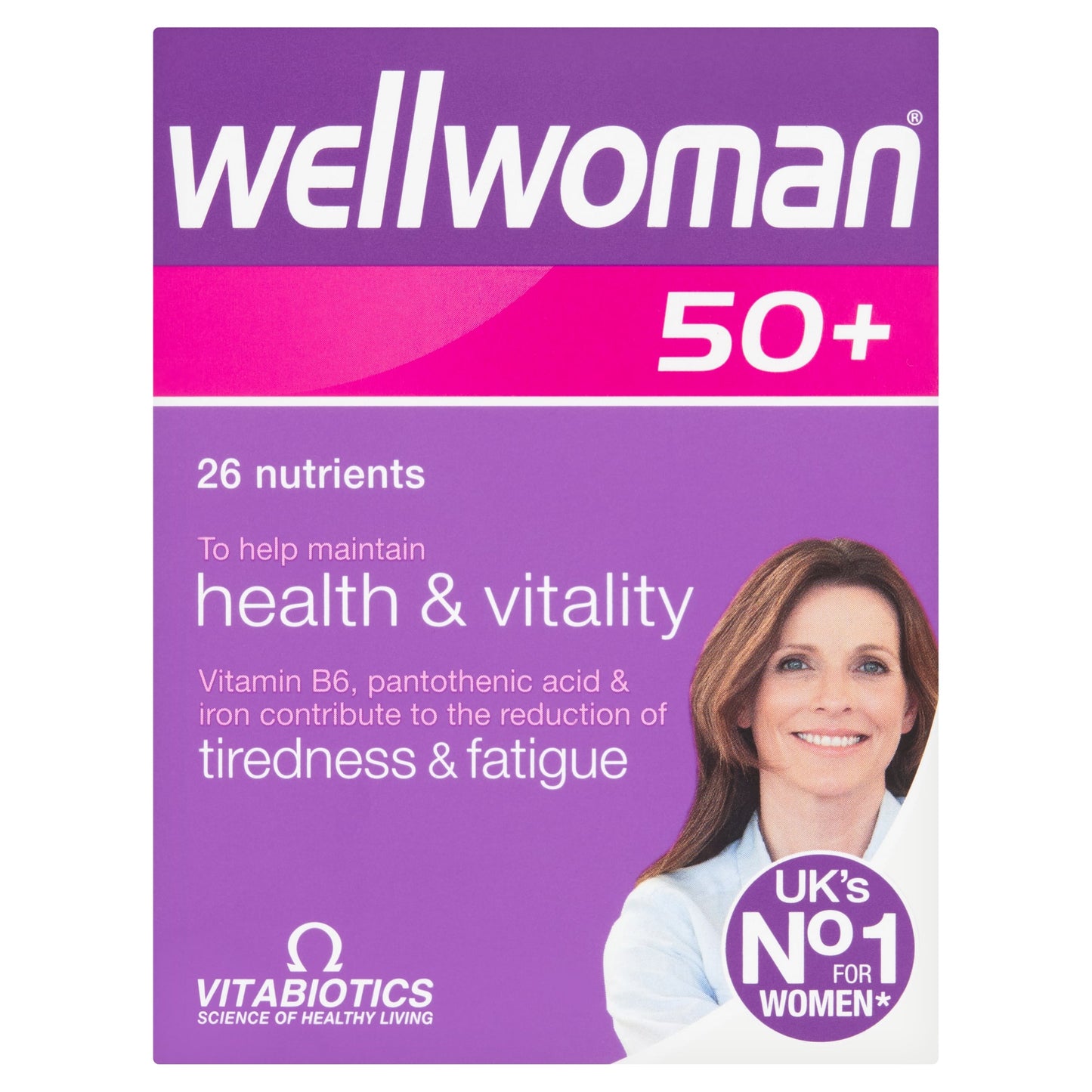 Vitabiotics Wellwoman 50+ Advanced Vitamin & Mineral Tablets 30s — image 1