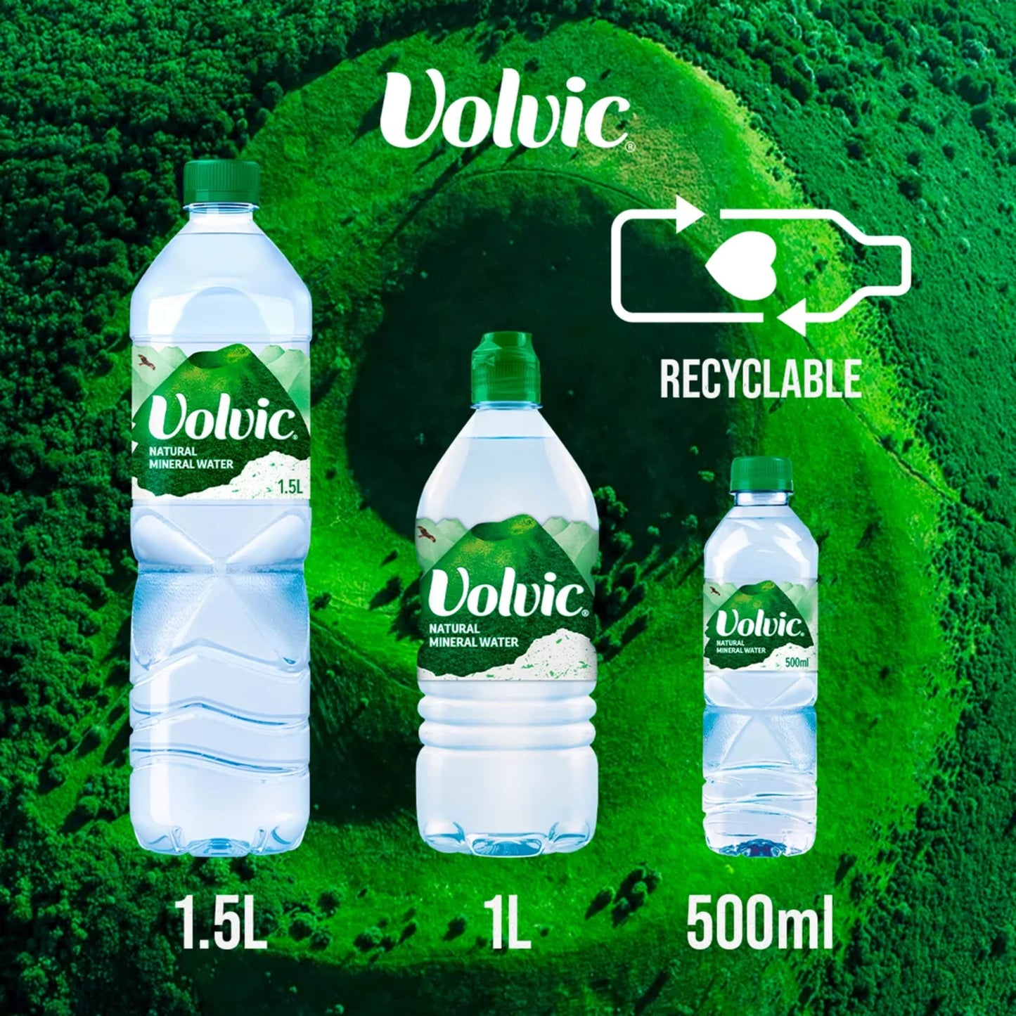 Volvic Natural Bottled Mineral Still Water 1L — image 5