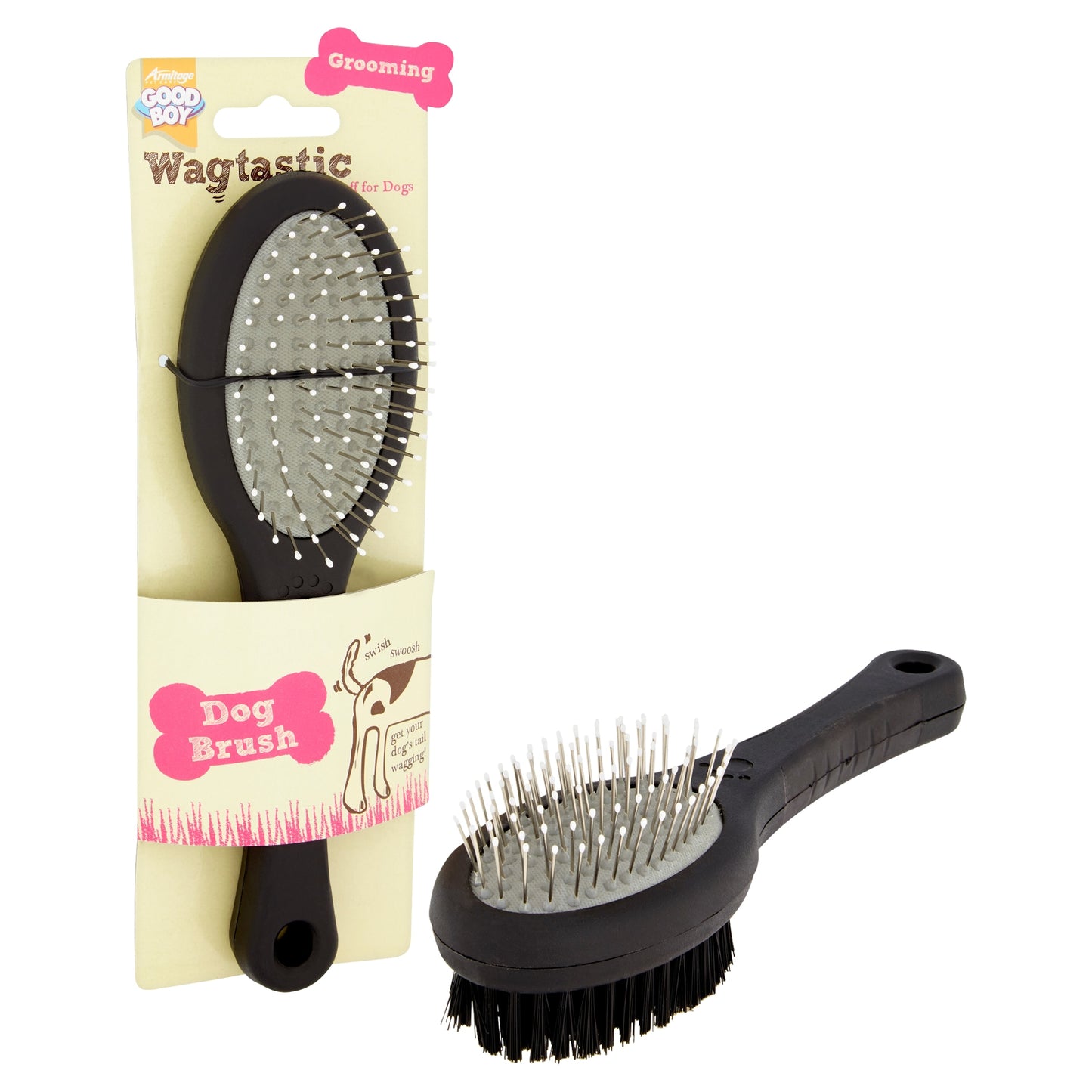 Wagtastic Double Sided Dog Brush — image 2