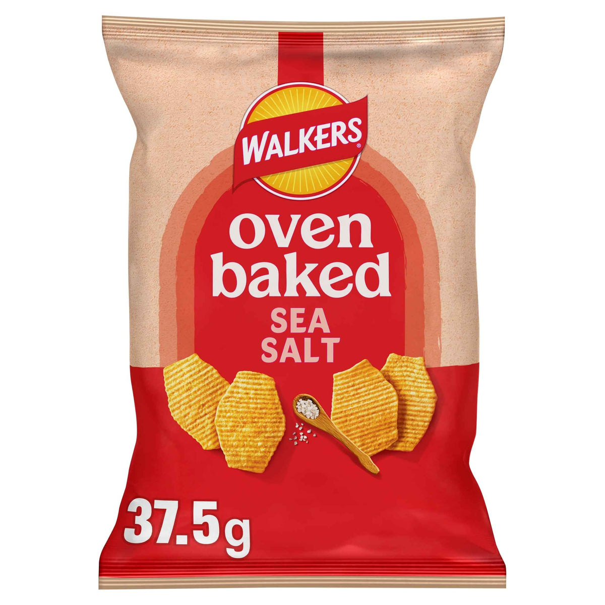 WALKERS Baked Crisps - Sea Salt 37.5g 37.5g pack shot