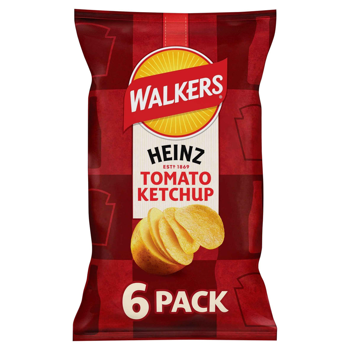 WALKERS Heinz Tomato Ketchup Multipack Crisps 6x25g extra photo
