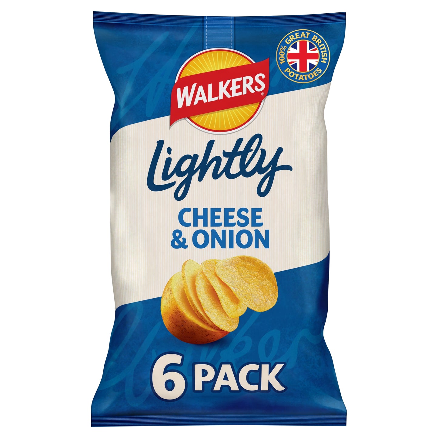 Walkers Lightly Cheese & Onion 6x25g — image 2