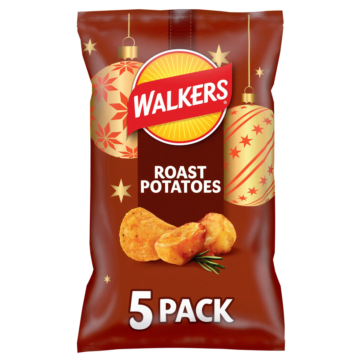 Walkers Limited Edition Crispy Roast Potatoes Flavour Crisps 5x25g — image 3