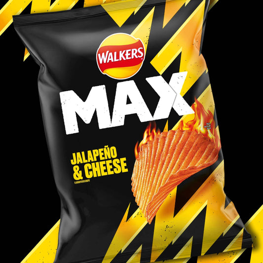 WALKERS MAX Jalapeno & Cheese 50g 50g pack shot