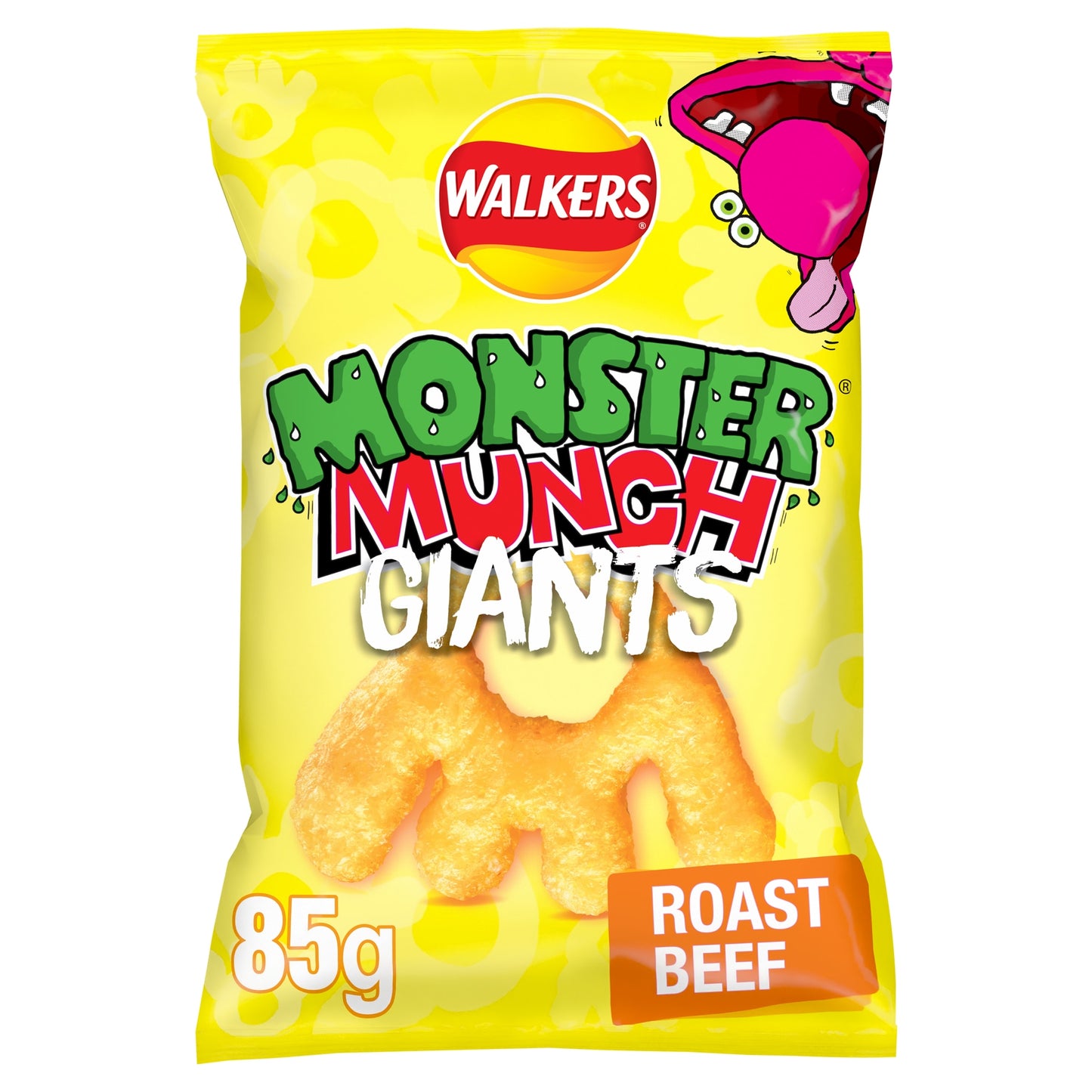 Walkers Monster Munch Giants Roast Beef Sharing Bag Crisps 85g — image 1