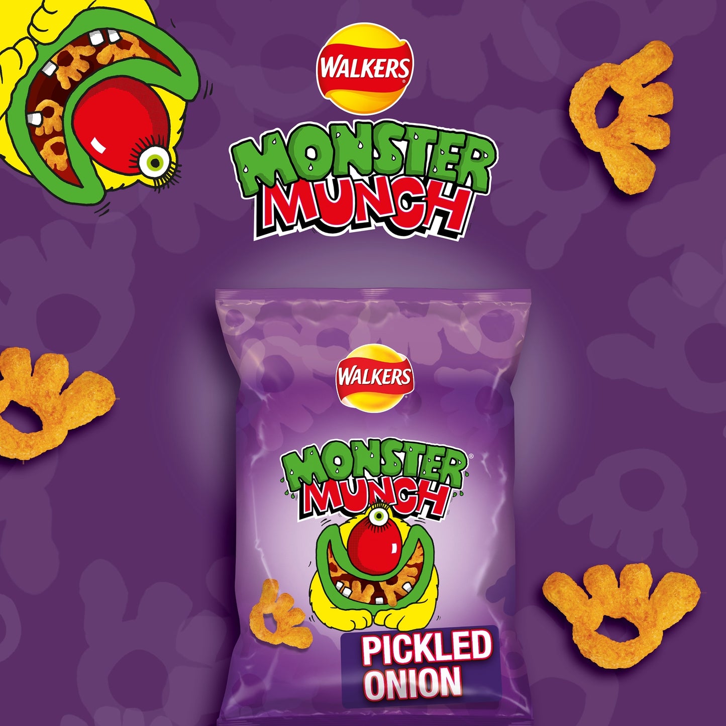 Walkers Monster Munch Pickled Onion Crisps 40g — image 3