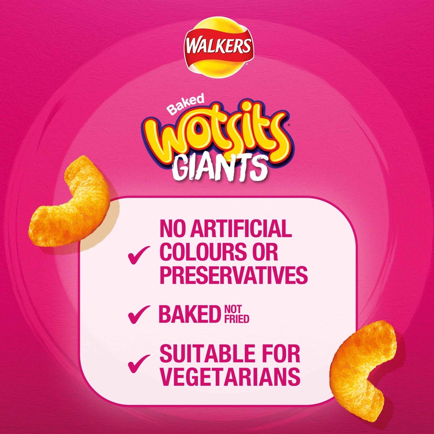 WALKERS Wotsits Giants Prawn Cocktail Sharing Bag Crisps 105g gallery