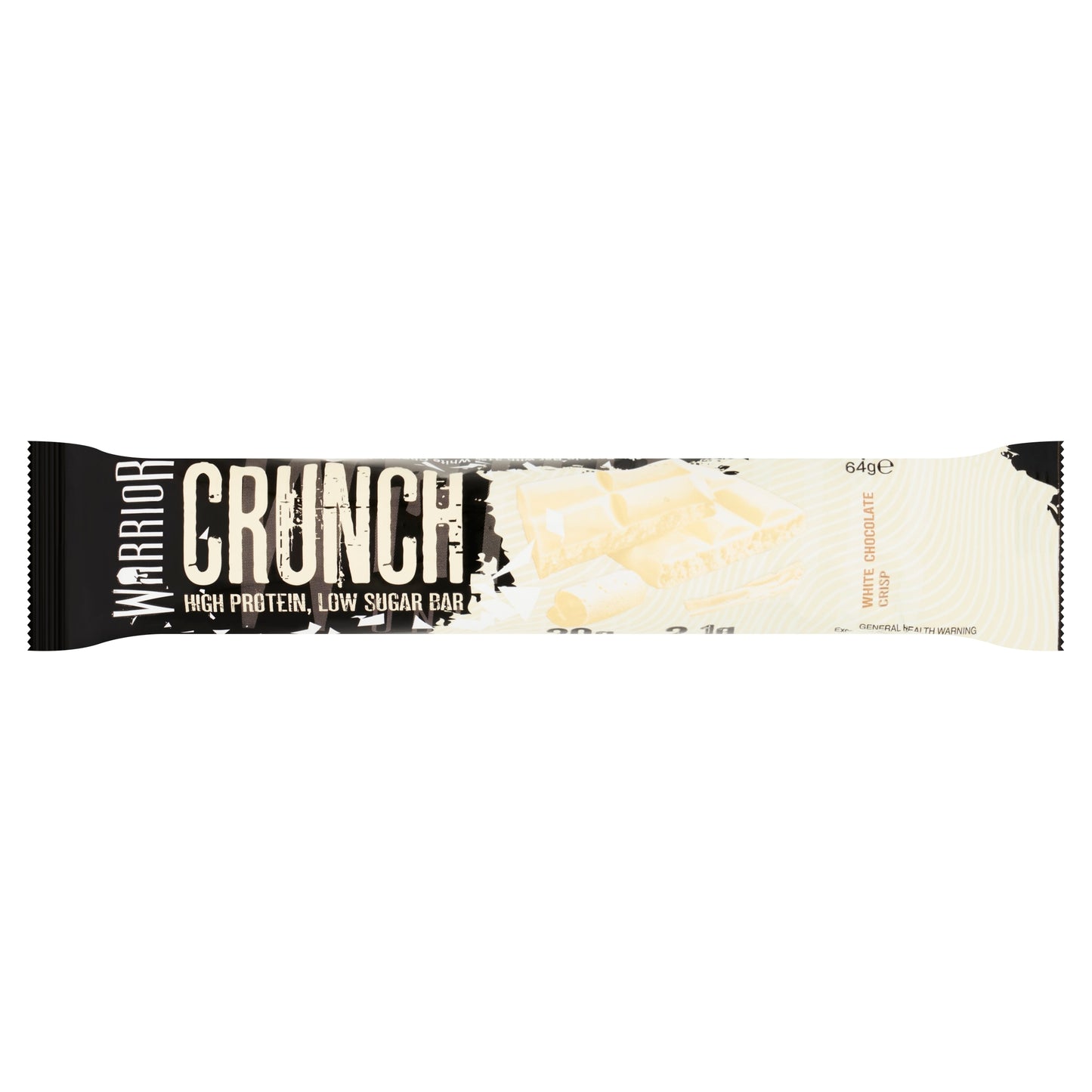 Warrior Crunch Protein Bar - White Chocolate Crisp 64g — image 1